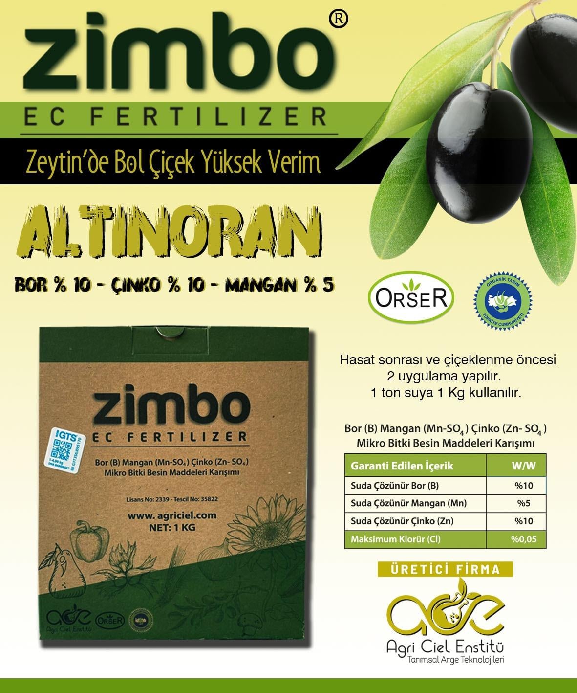 ZİMBO 1 KG(BOR-ÇİNKO-MANGAN)