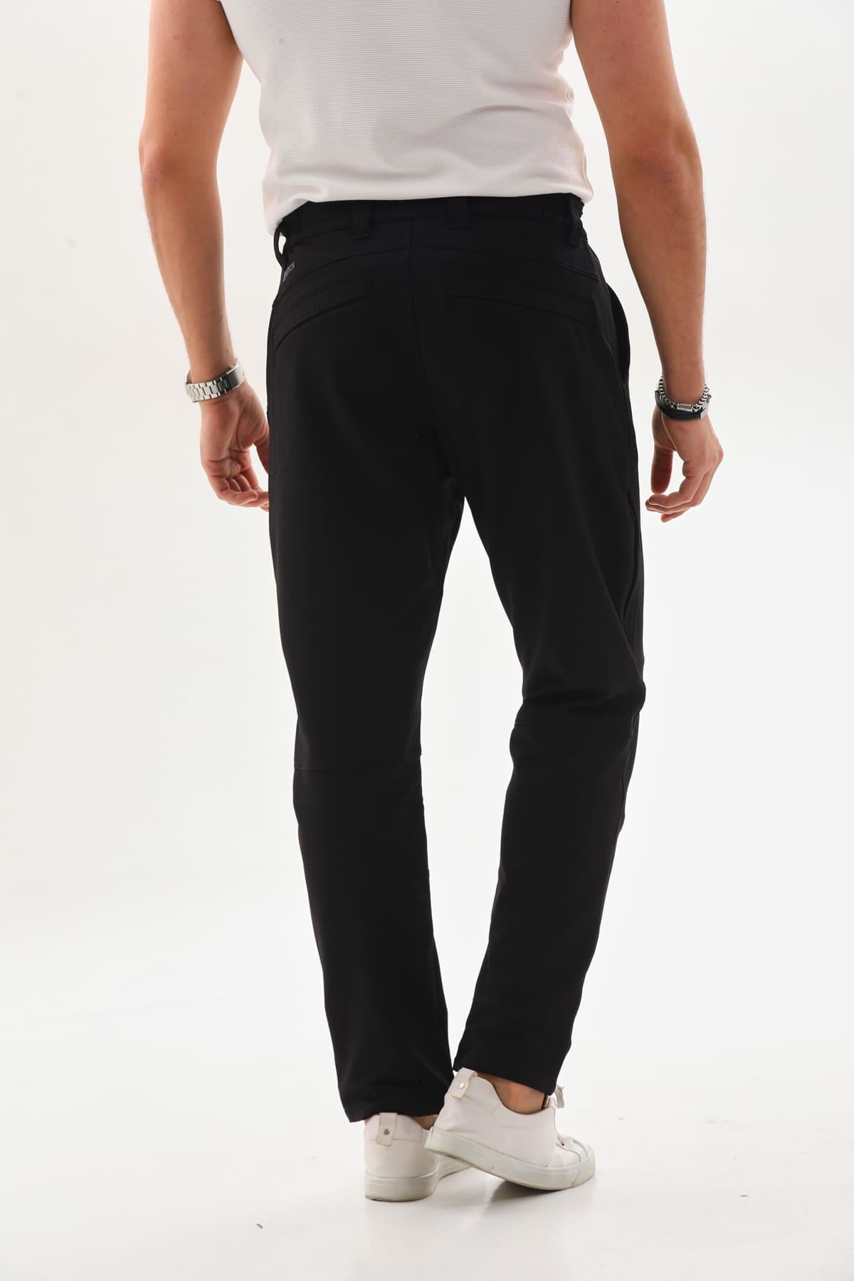 Polarlı Düz Kışlık Pantolon 