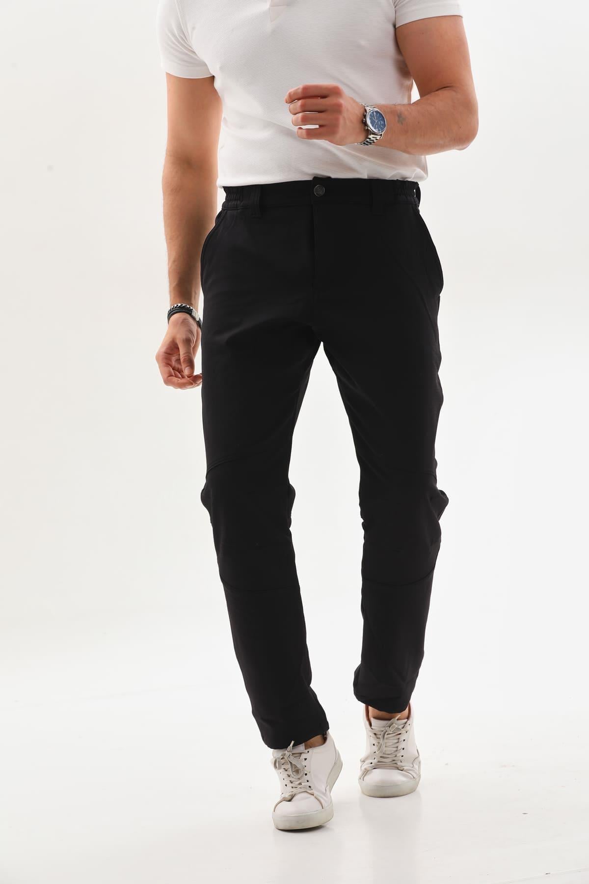 Polarlı Düz Kışlık Pantolon 