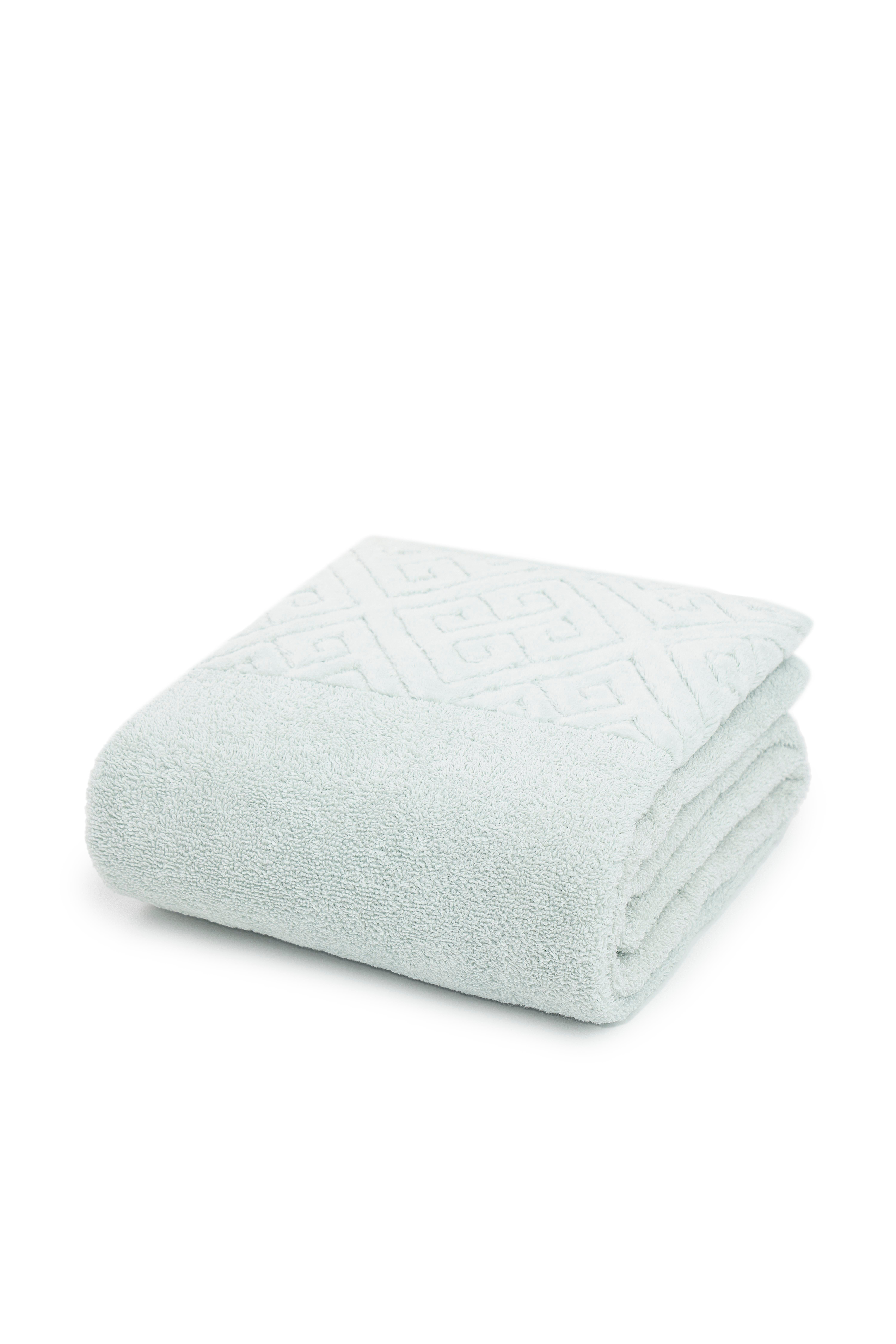 %100 Pamuk Banyo ve Baş Havlu Seti Mint