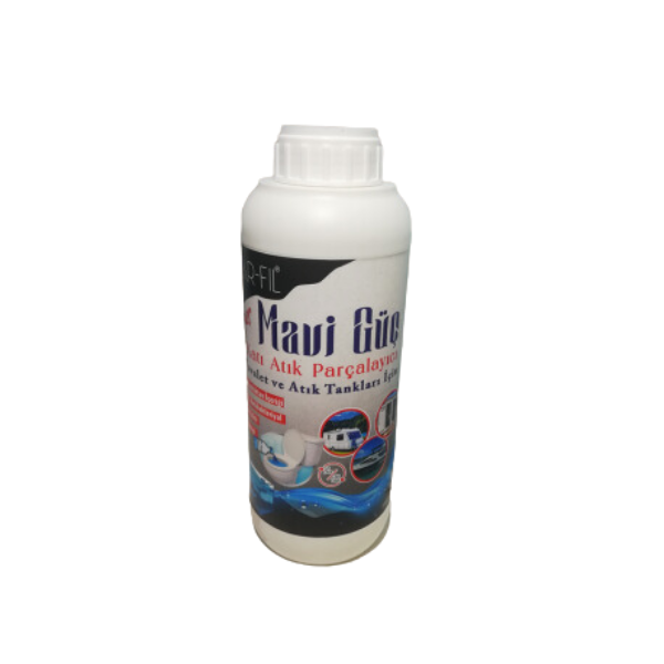 Mavi Güç Karavan & Tekne Portatif Tuvalet Temizleyici ve Koku Giderici-1000 ML