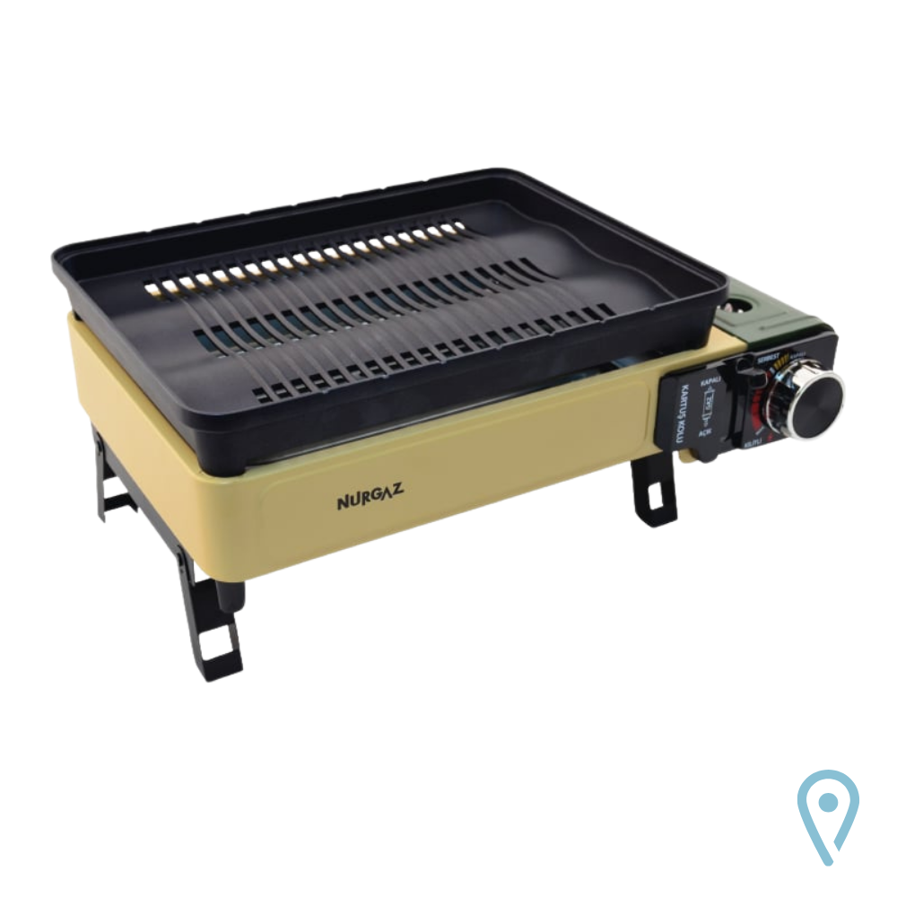 NURGAZ PORTATİF GAZLI BARBEKÜ VE PİŞİRME SETİ