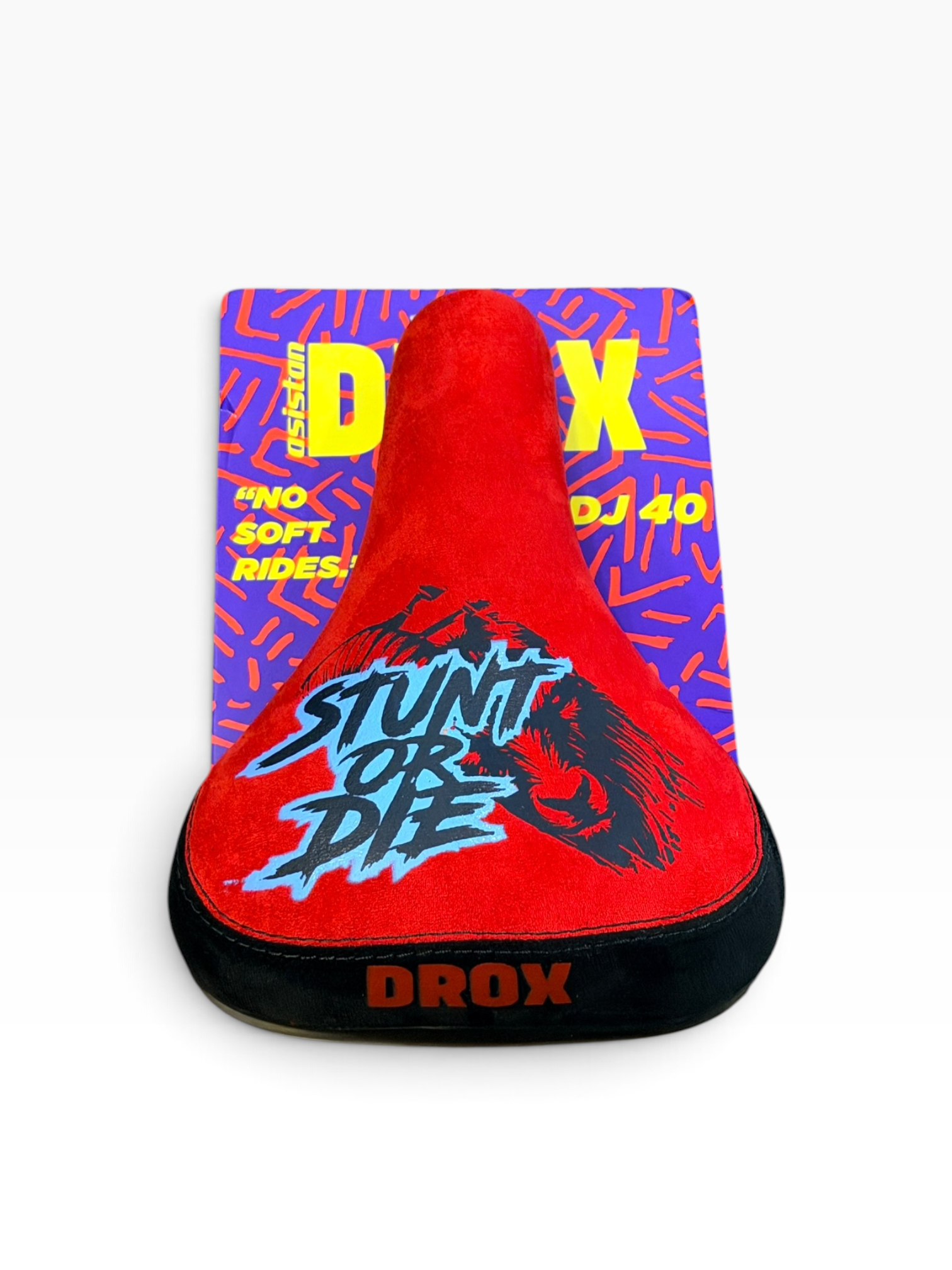 Asistan Drox DJ40 Kırmızı Dirt Jump / Street Sele | Dağ Bisiklet