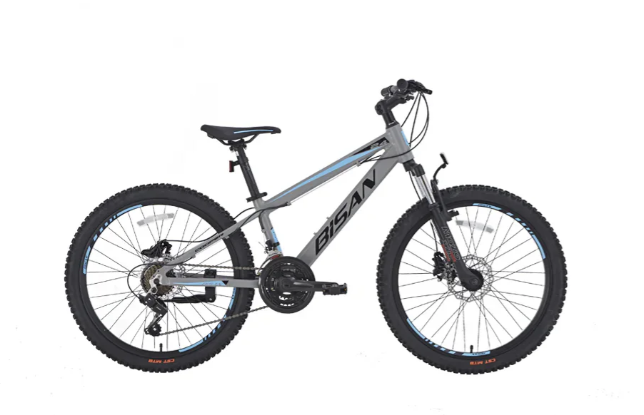 Bisan Cooper 24 Jant Mekanik Disk Fren 21 Vites Çocuk Bisikleti | 3x7 Shimano
