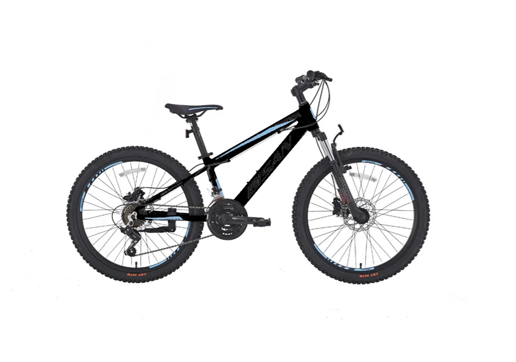 Bisan Cooper 24 Jant Mekanik Disk Fren 21 Vites Çocuk Bisikleti | 3x7 Shimano