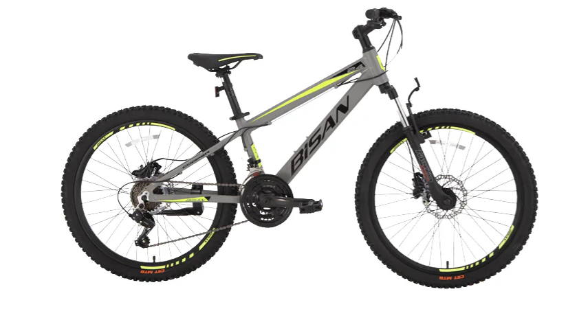 Bisan Cooper 24 Jant Mekanik Disk Fren 21 Vites Çocuk Bisikleti | 3x7 Shimano