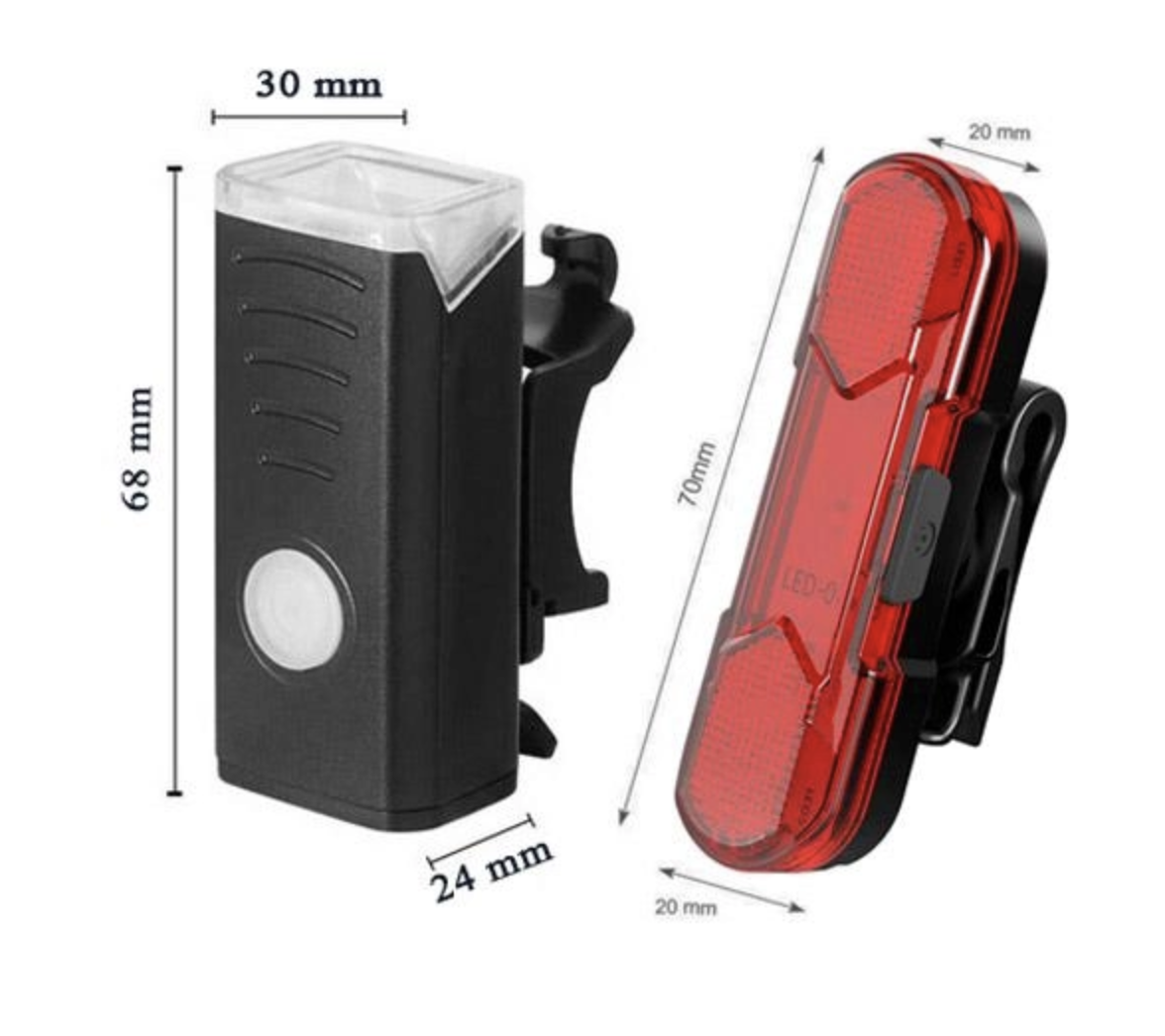 BİSİKLET ÖN ARKA LAMBA USB ŞARJLI XBYC-6170