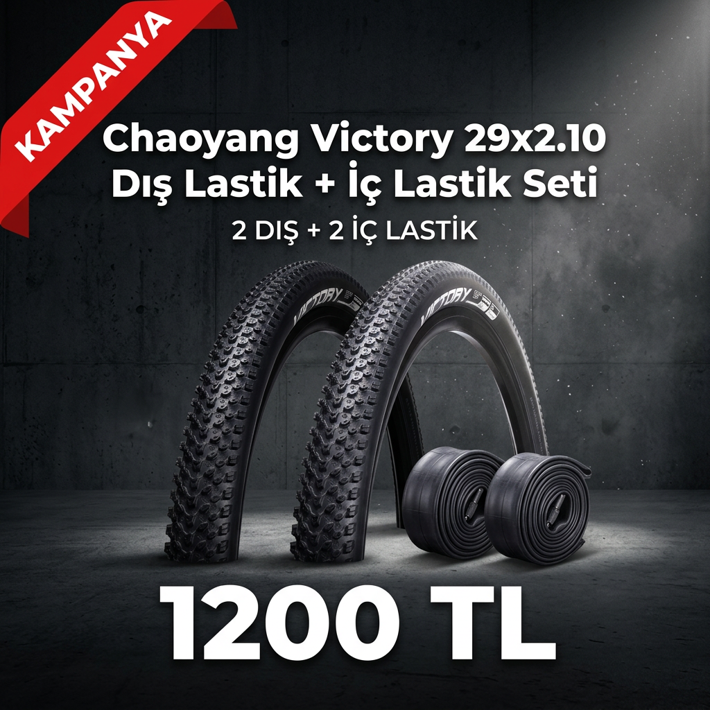 Chaoyang Victory 29x2.10 Dış Lastik + İç Lastik Seti (2+2) – 1200 TL | 29 Jant MTB Lastik Kampanya