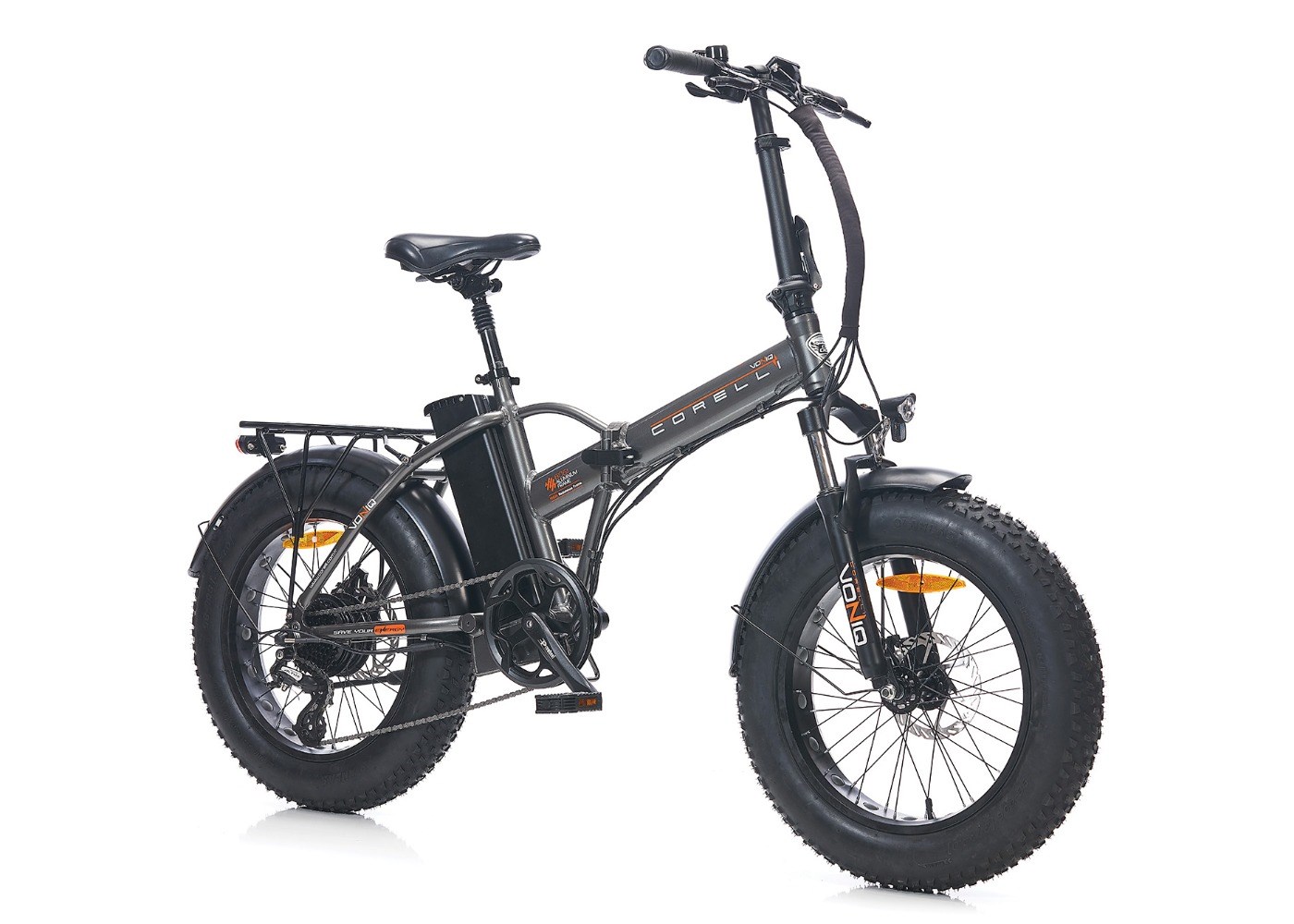 Corelli Voniq 20” Elektrikli Fat Bike – Hidrolik Fren | 250W 60Nm | Shimano Altus 8 Vites