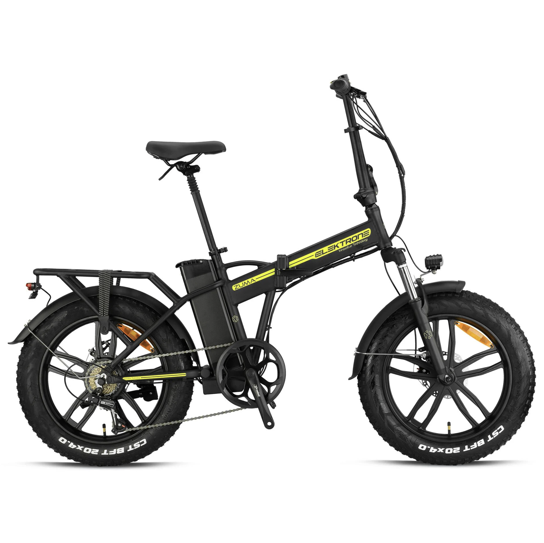 Elektrone Zuma Katlanır Elektrikli Bisiklet 20” Fat Lastik | 250W Motor Shimano 7 Vites