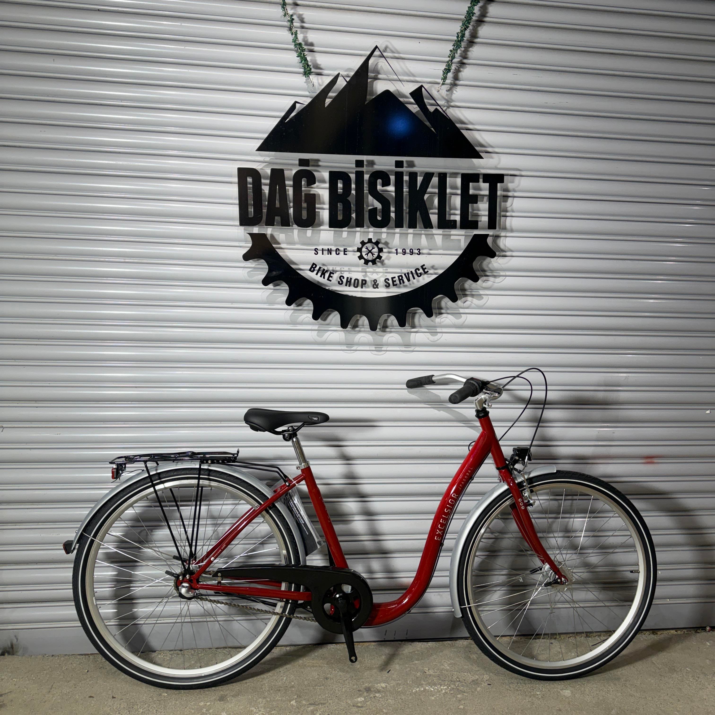 Excelsior Pagoba 28 Jant Şehir Bisikleti | Shimano Nexus 3 Vites | Retro Tasarım