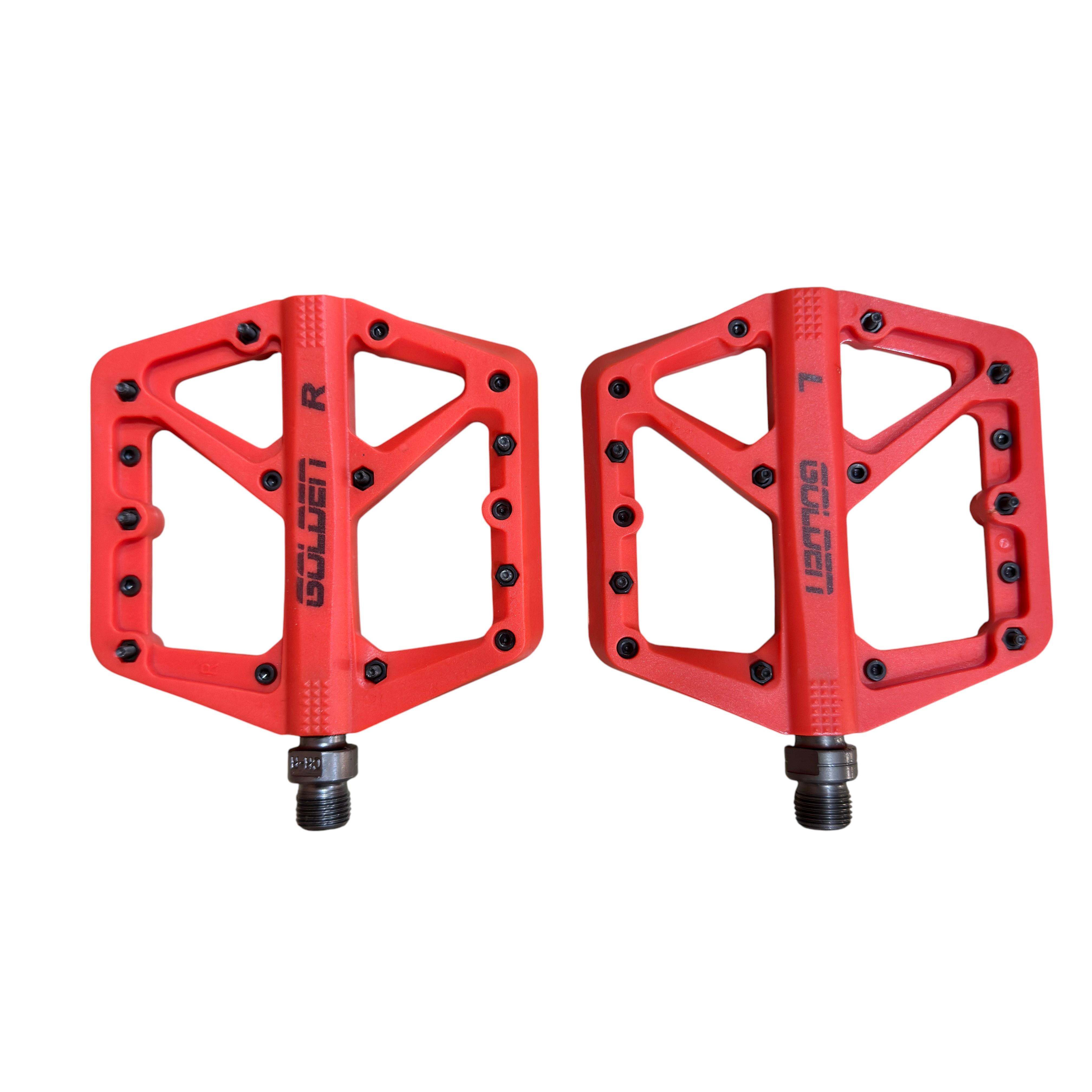 Golden Turuncu Renk Rulmanlı Çivili Pedal | MTB Platform Pedalı