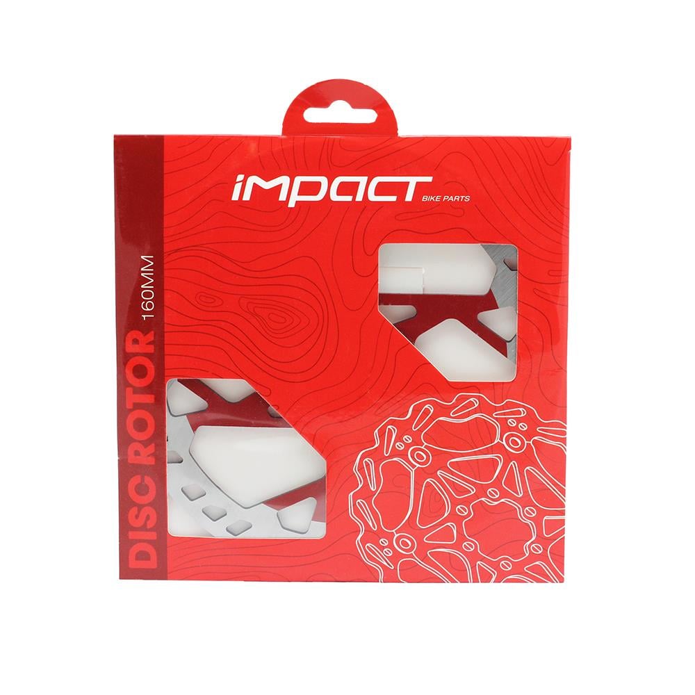 İmpact 6 Vidalı Kırmızı Disk Rotor | 160 mm & 180 mm | Güçlü Fren Performansı