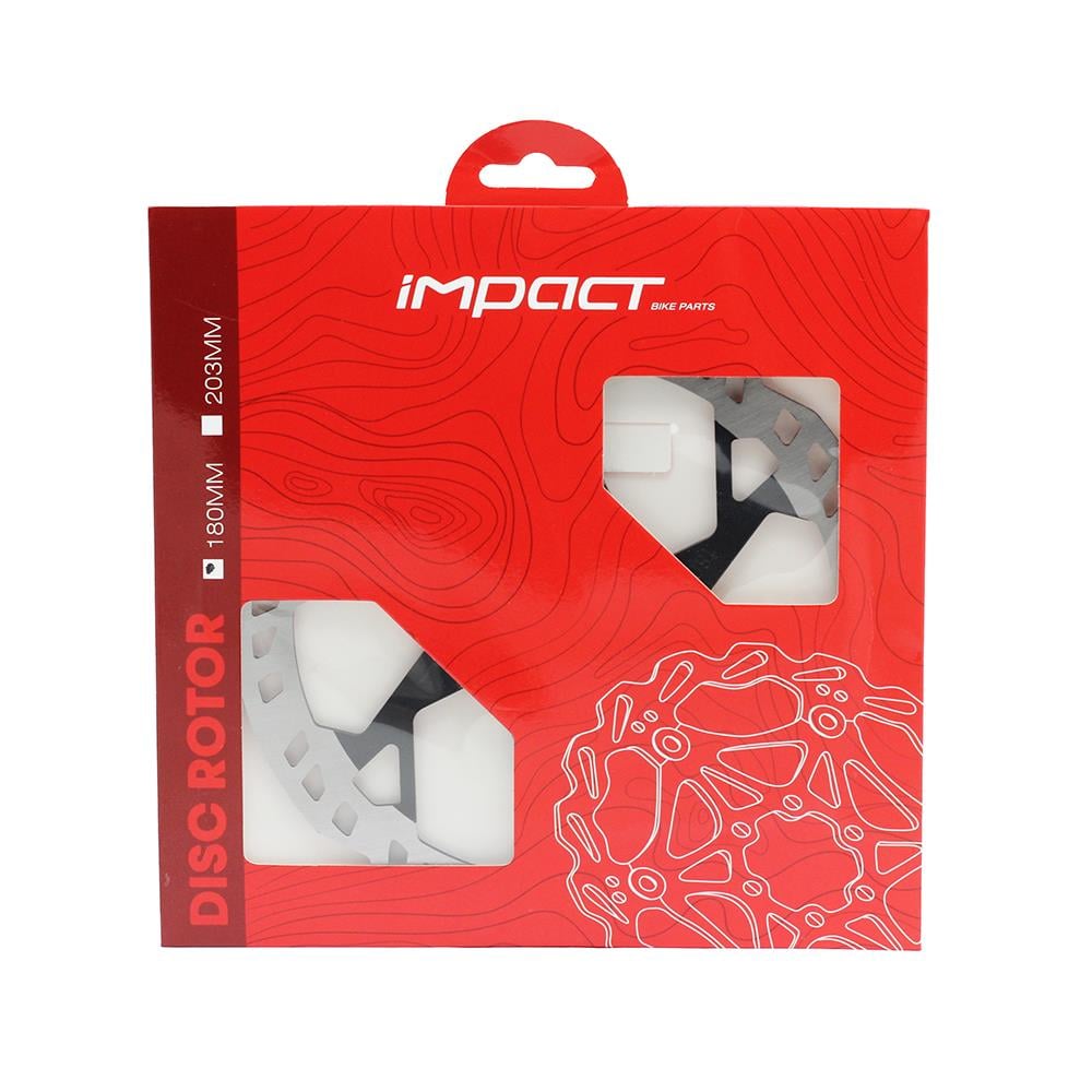 İmpact 6 Vidalı Siyah Disk Rotor | 160 mm | Güçlü Fren Performansı