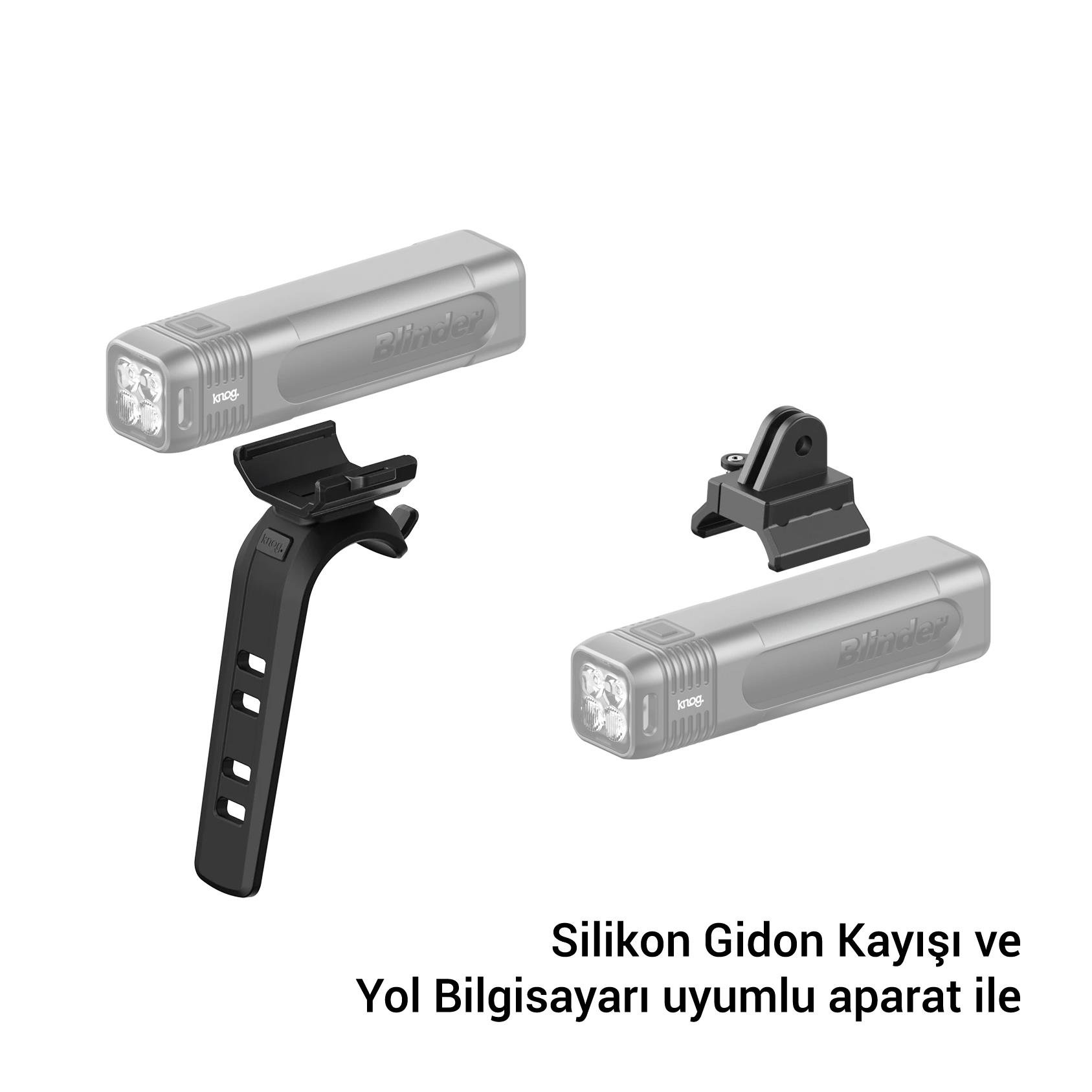 Knog Blinder 1300 Şarjlı Bisiklet Ön Farı | 1300 Lümen Güçlü Işık
