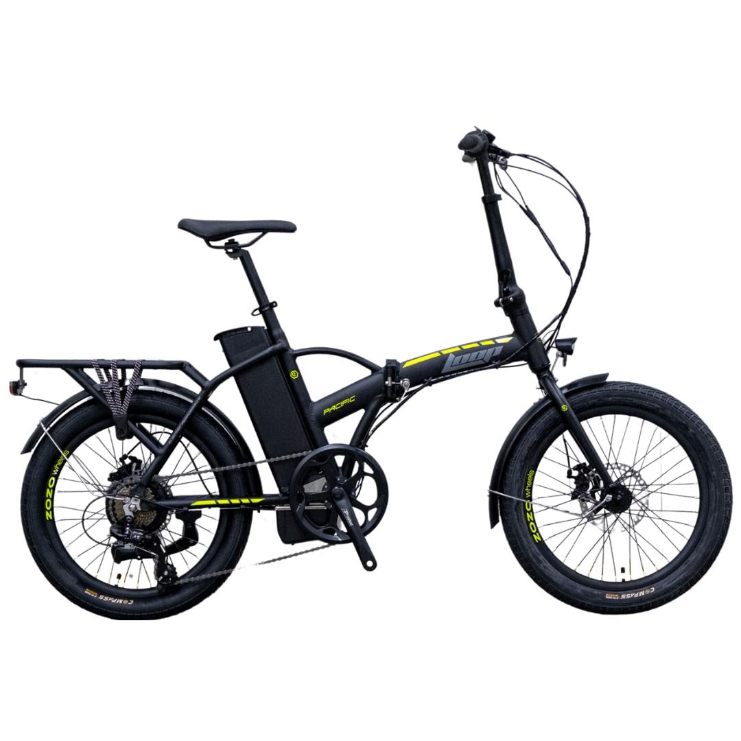 LOOP PASİFİC 20 JANT 250W 10.4 AH KATLANABİLİR ELEKTRİKLİ BİSİKLET SİYAH NEON SARI