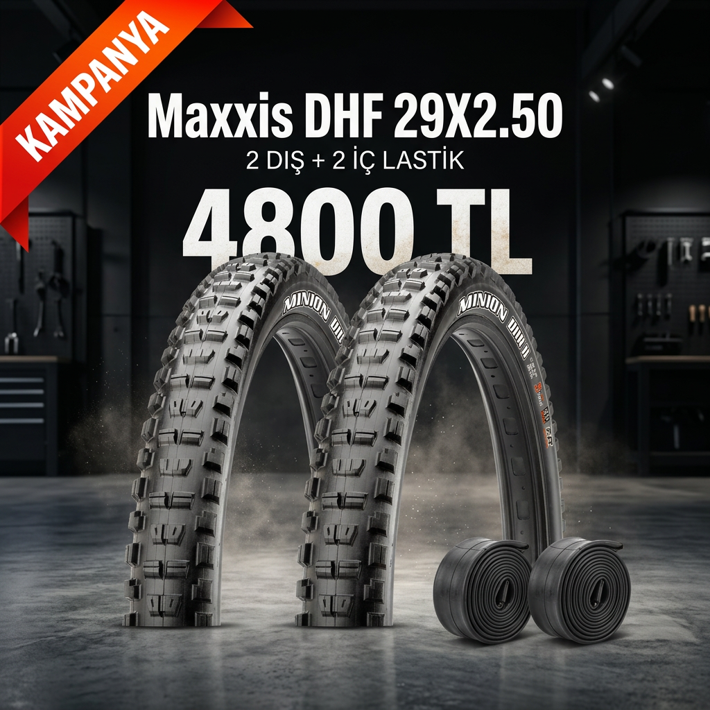 Maxxis Minion DHF 29x2.50 Dış Lastik + İç Lastik Seti (2+2) – 4800 TL | MTB Lastik
