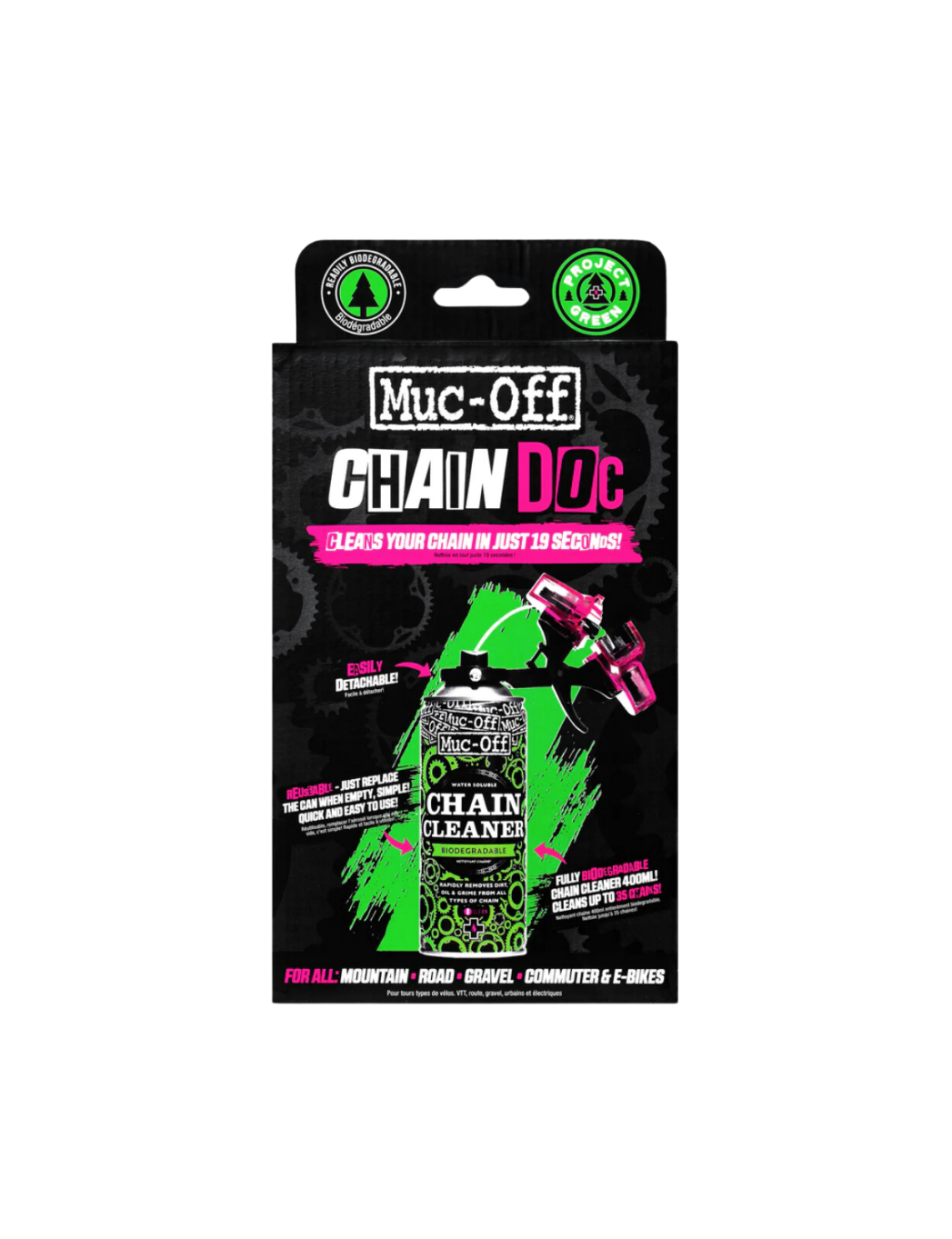 MUC-OFF BİO ZİNCİR TEMİZLEME SPREYİ VE APARATI