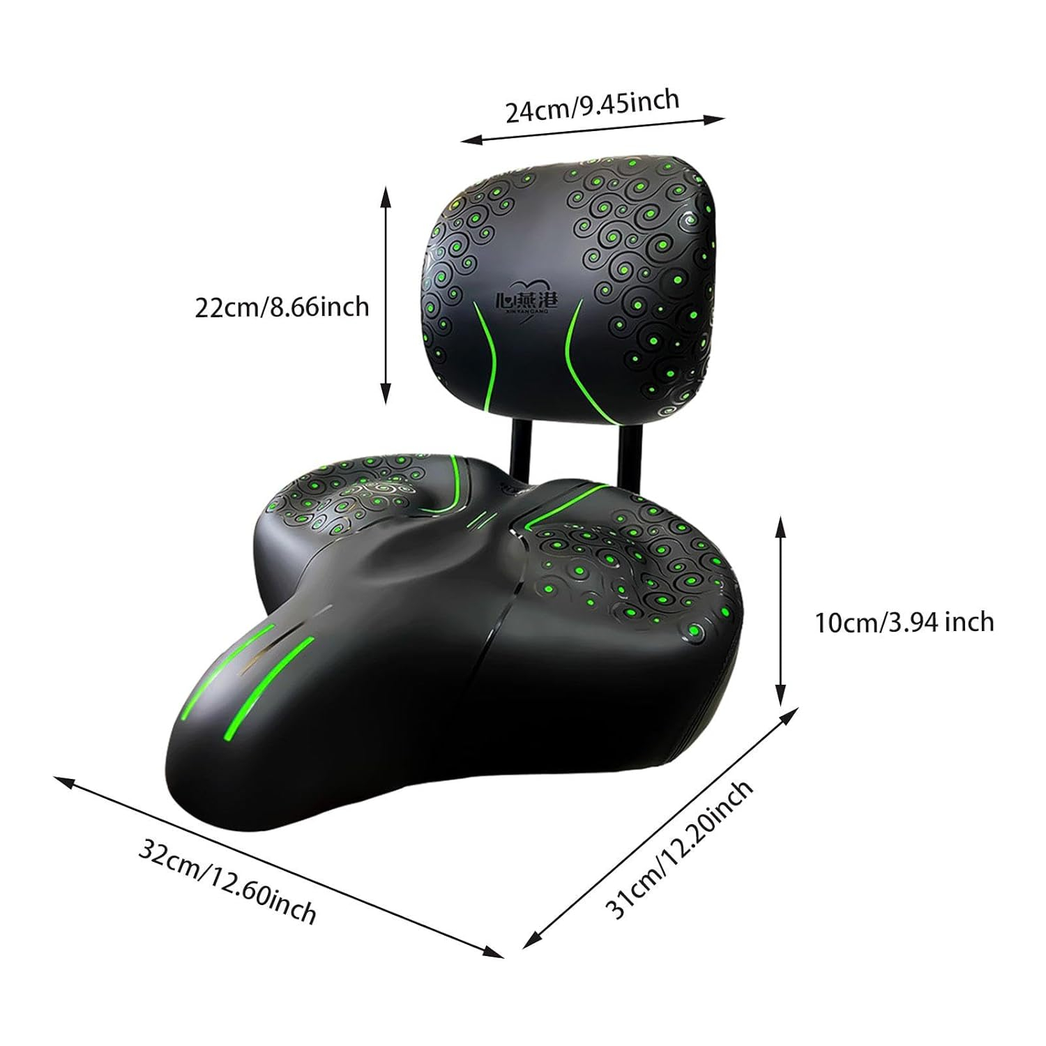 Sırt Dayamalı Ultra Konforlu Geniş Bisiklet Selesi – Ergonomik Tasarım ve Montaj Seti Dahil