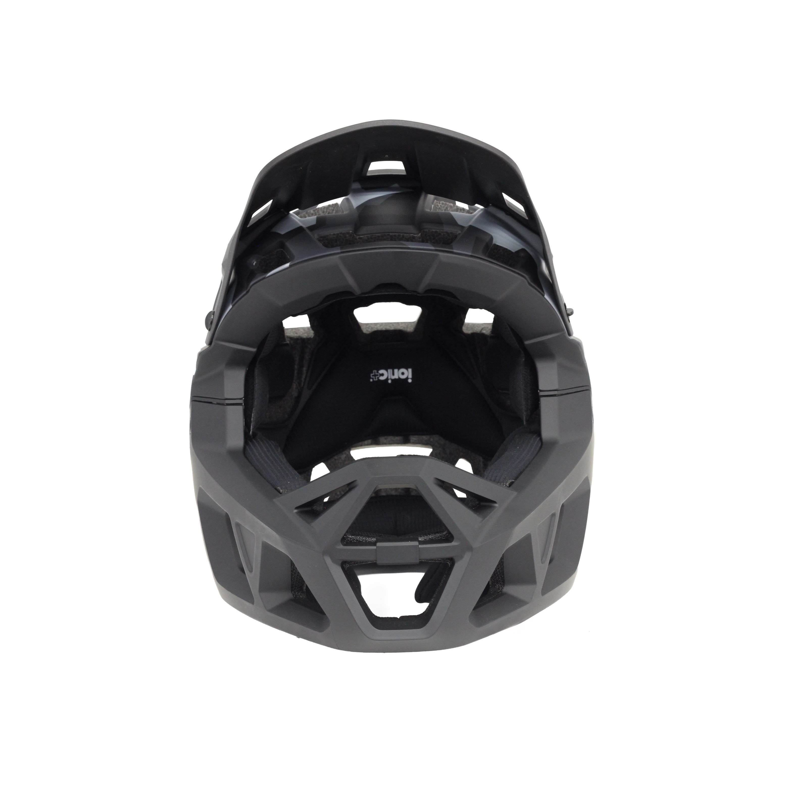 STROKE Full Face Downhill / Enduro Kask – Gri Kamuflaj