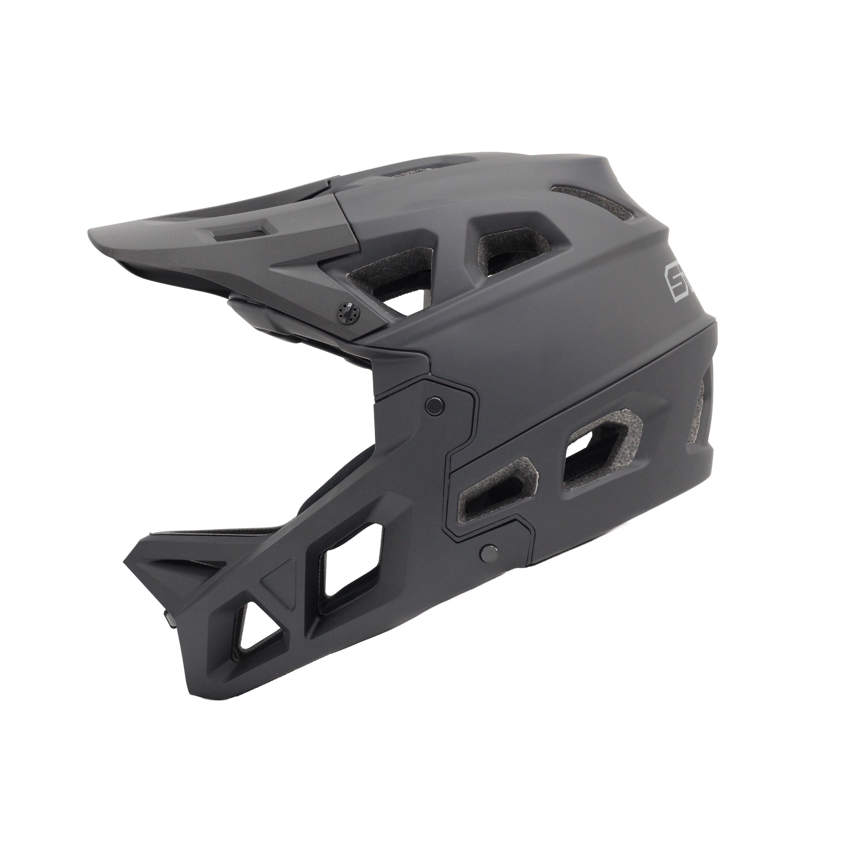STROKE Full Face Downhill / Enduro Kask – Siyah