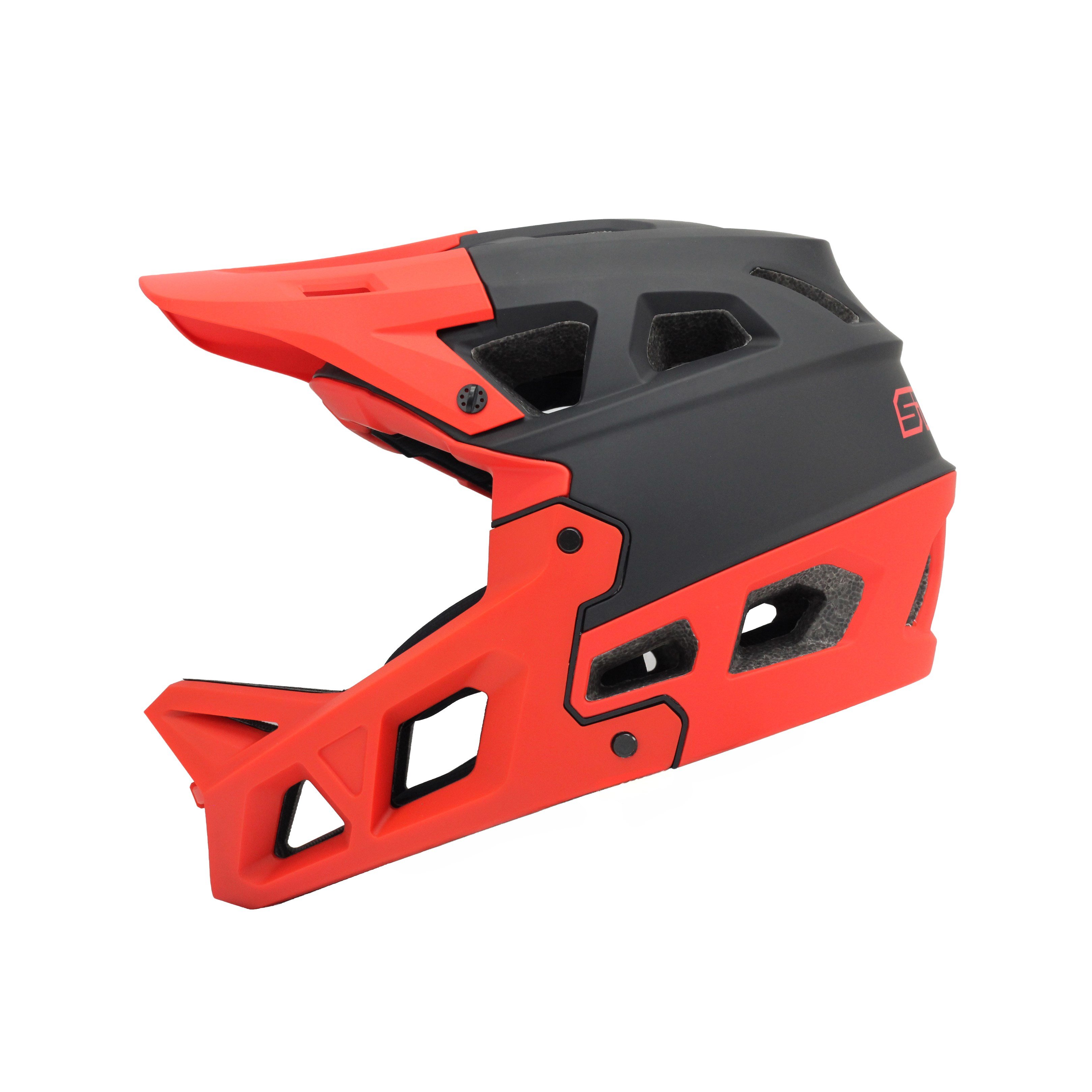 STROKE Full Face Downhill / Enduro Kask – Kırmızı