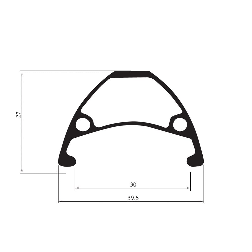 Stroke Mavi Jant Çemberi 26 Jant 32 Delik 30mm | Çift Kat Alüminyum MTB Rim