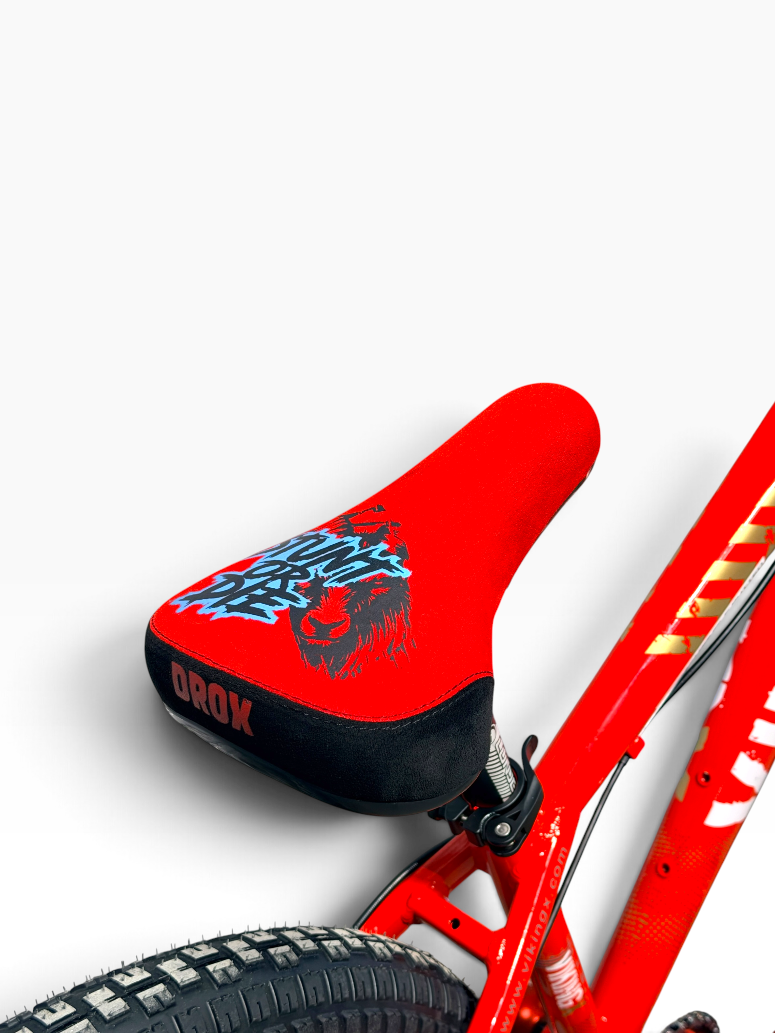VikingX Inferno Edition Özel Konfigüre Dirt Jump Bisiklet | Kırmızı-Siyah