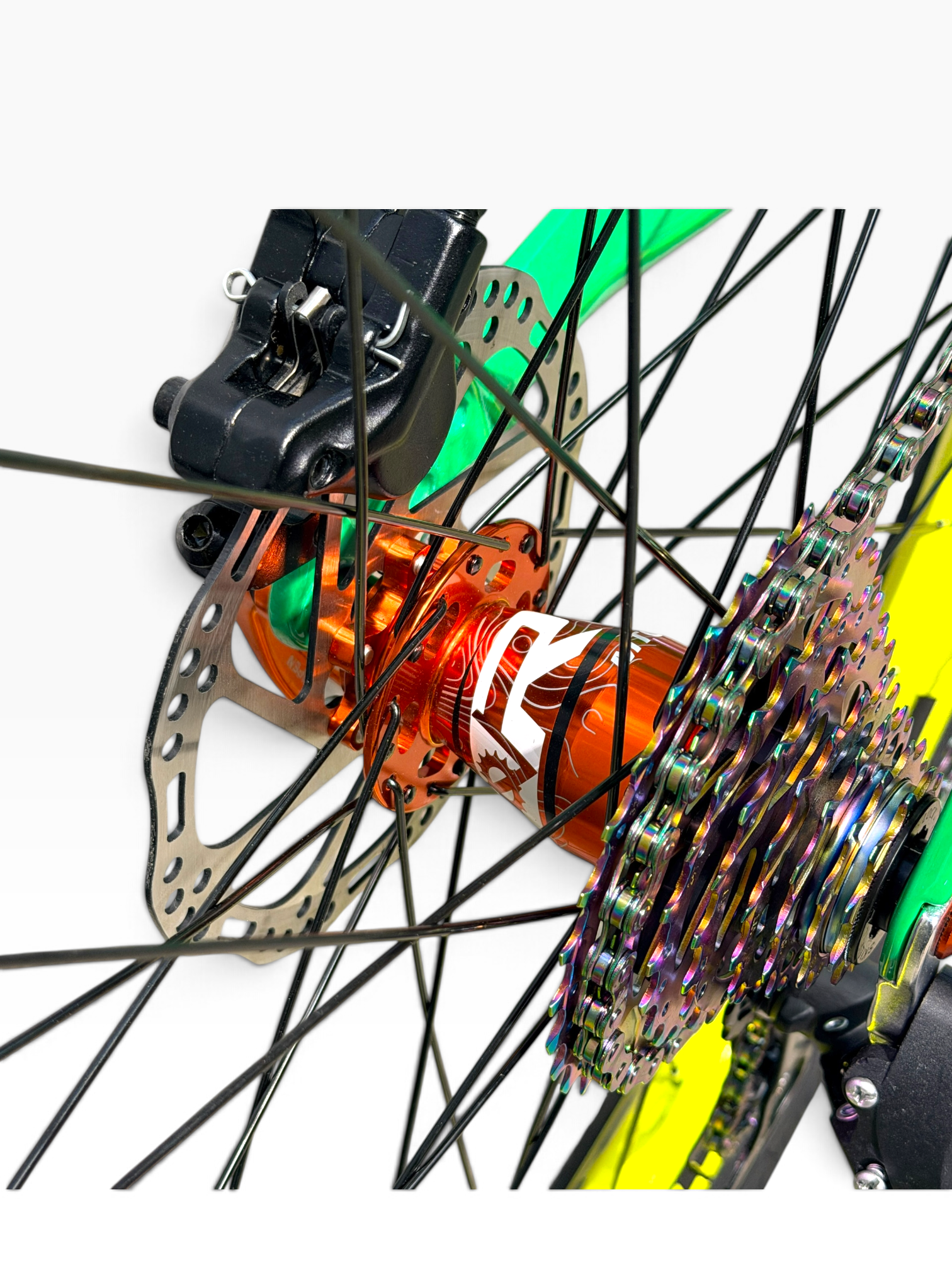 VikingX Neon Volt Edition Özel Konfigüre Dirt Jump Bisiklet | Yeşil-Sarı