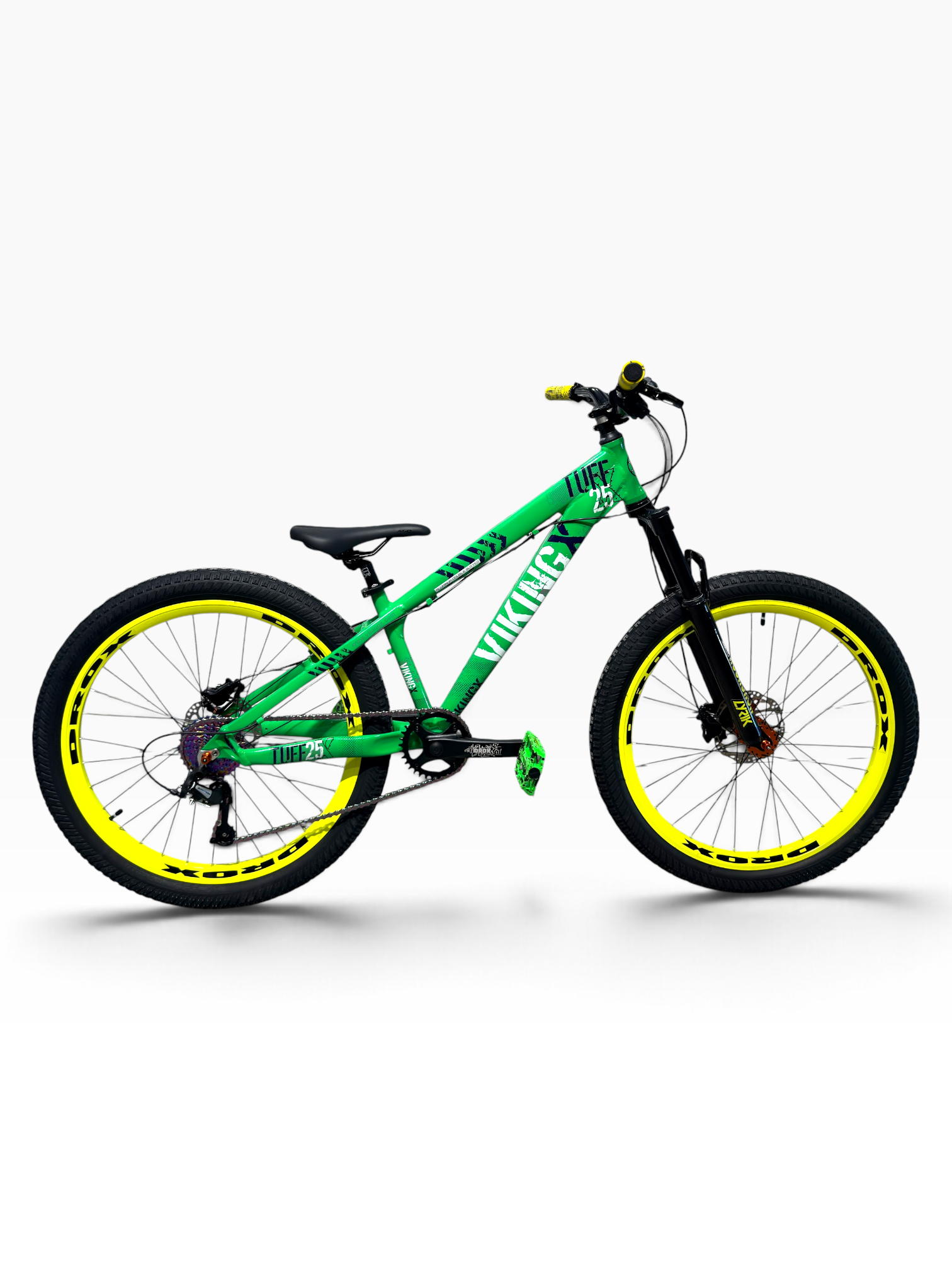 VikingX Neon Volt Edition Özel Konfigüre Dirt Jump Bisiklet | Yeşil-Sarı
