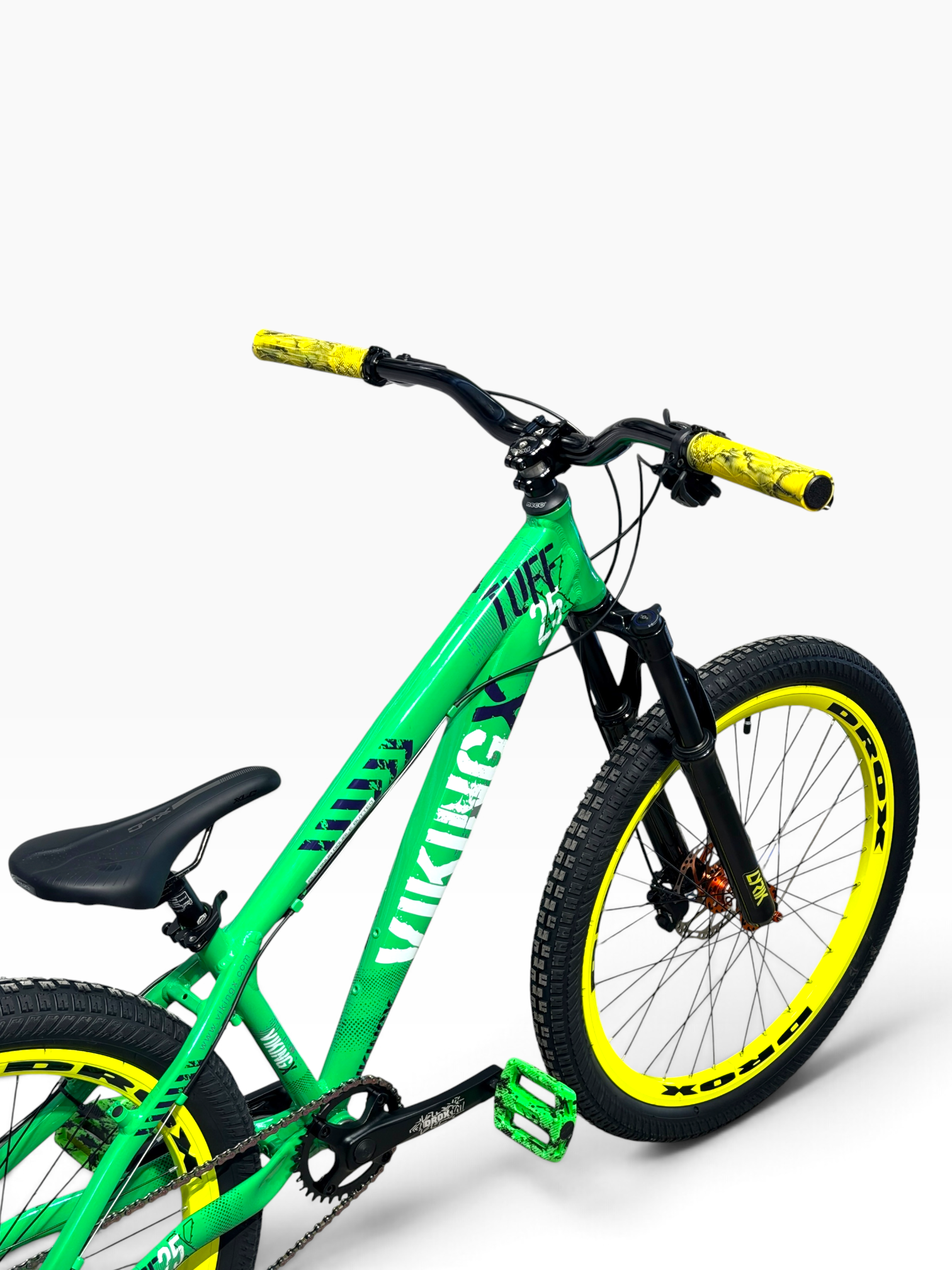 VikingX Neon Volt Edition Özel Konfigüre Dirt Jump Bisiklet | Yeşil-Sarı