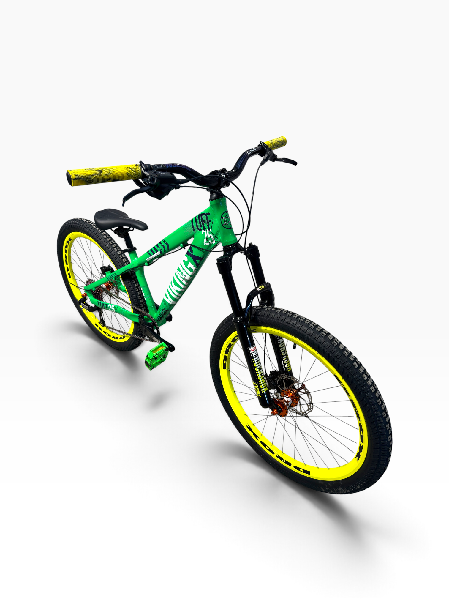 VikingX Neon Volt Edition Özel Konfigüre Dirt Jump Bisiklet | Yeşil-Sarı