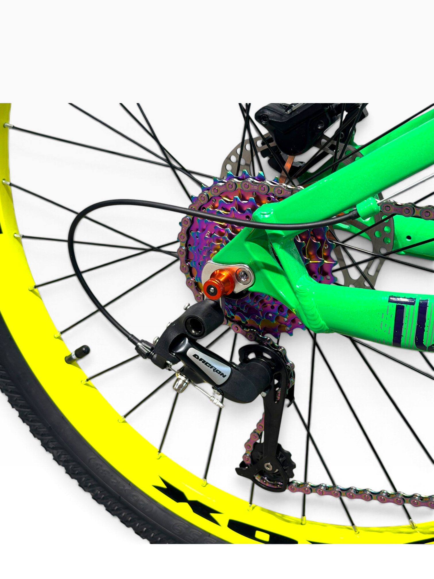VikingX Neon Volt Edition Özel Konfigüre Dirt Jump Bisiklet | Yeşil-Sarı