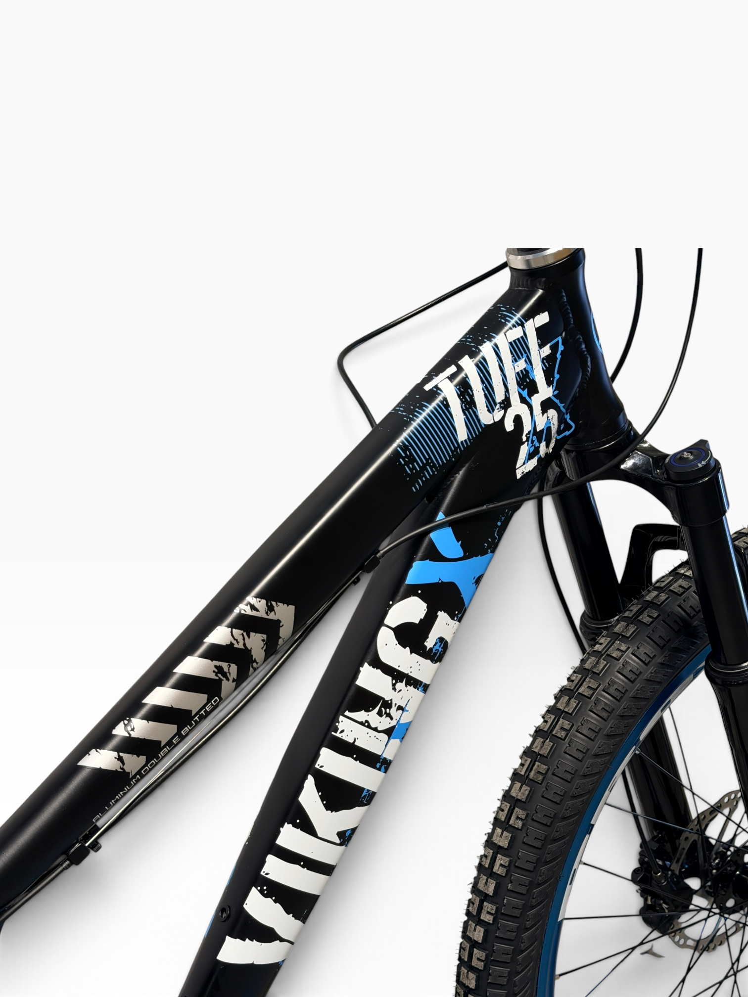 VikingX Siyah Mavi Özel Konfigüre Dirt Jump Bisiklet 26 Jant 8 Vites