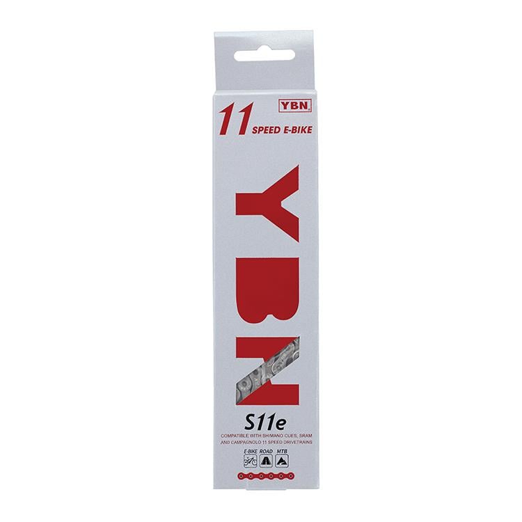 YBN S11E Silver 11S Bisiklet Zincir  E-Bike-Mtb-Road