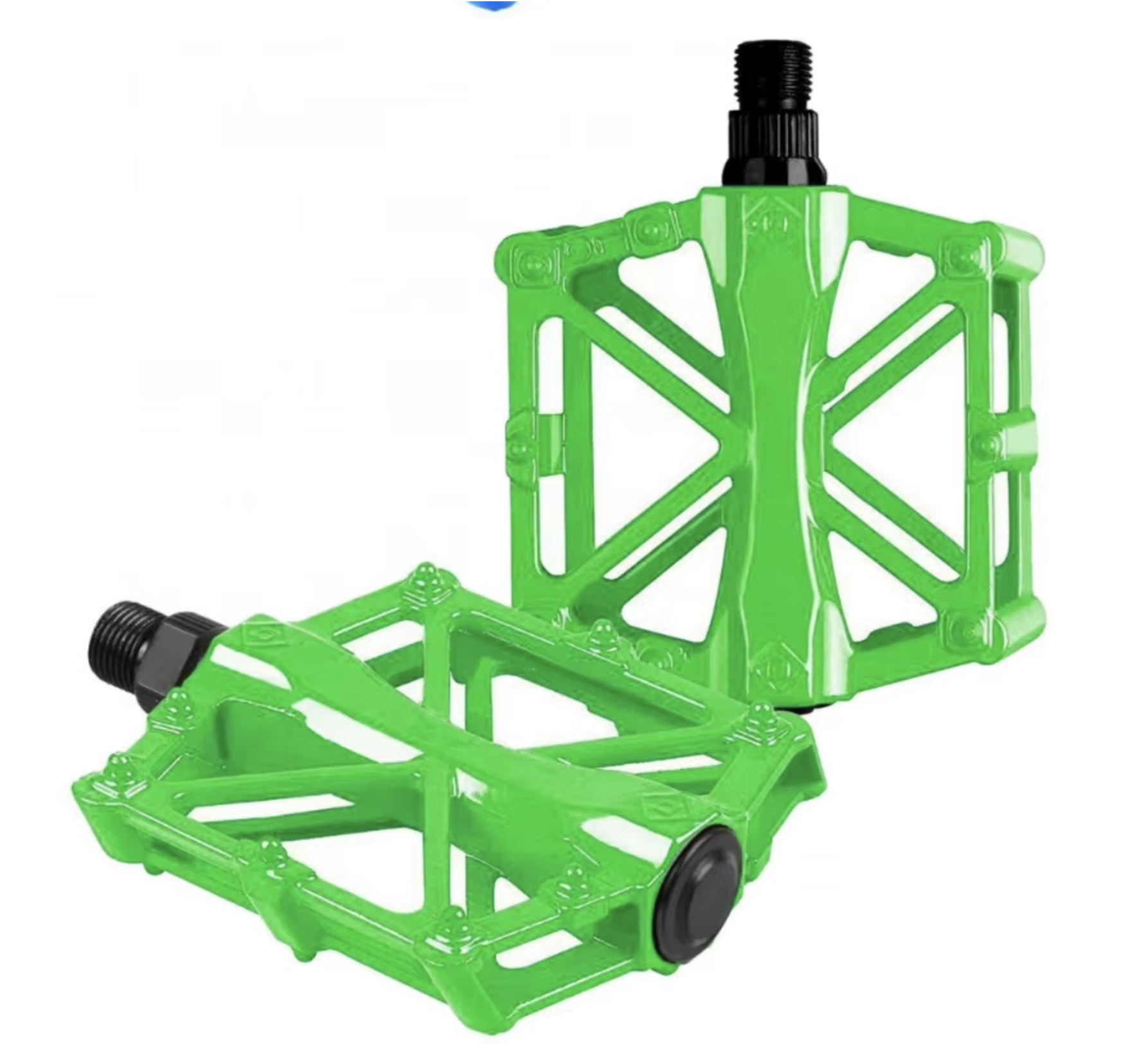 Yeşil Bilyalı Bisiklet Pedalı | Hafif ve Dayanıklı Platform