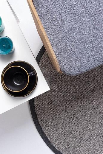 Doku Sisal-7304/36 Gri Daire Halı