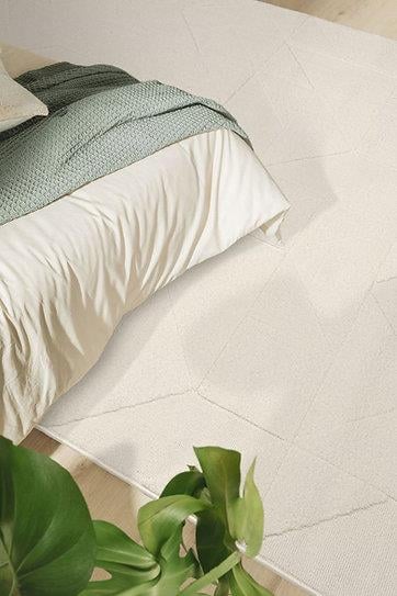 Havana -HV03 Cream Pelüş Dokulu Makine Halısı