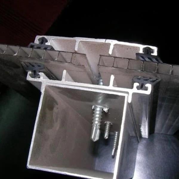 Polikarbon Levha Bağlantı Profili