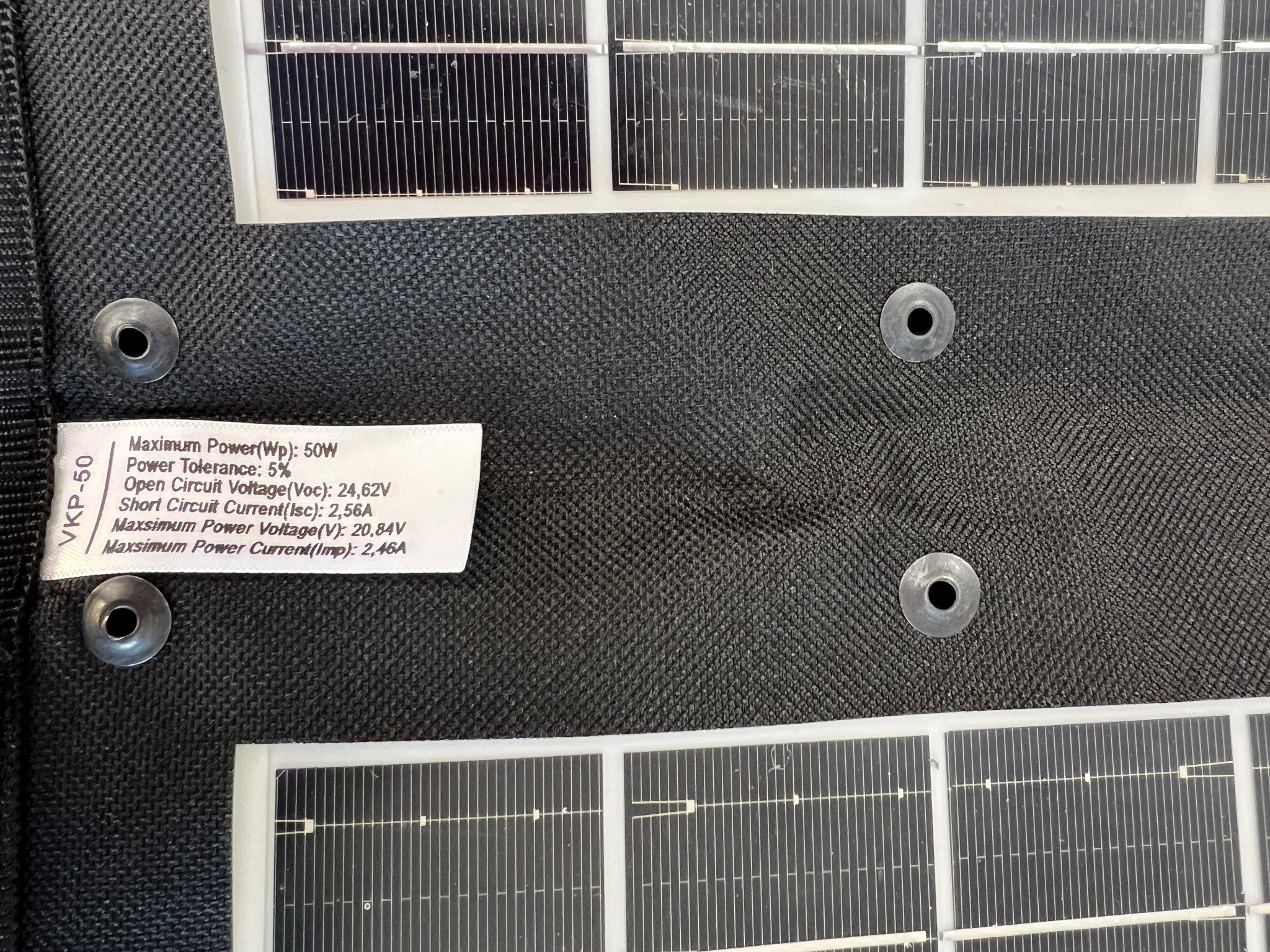 50W KATLANABİLİR SOLAR PANEL