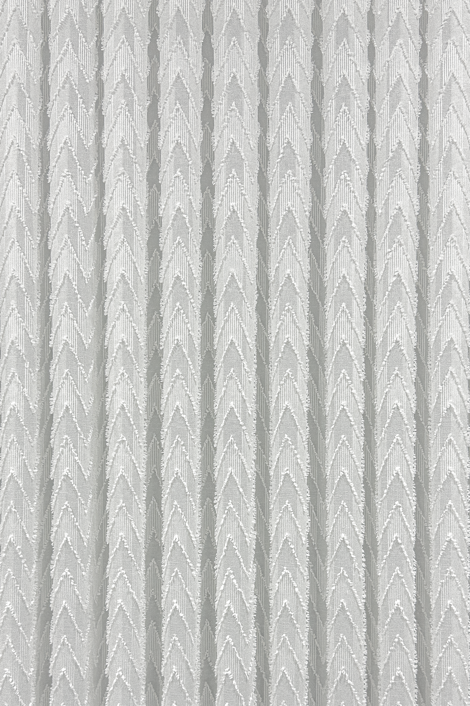 İskandinav Serisi Bohem Viva Desen Keten Ekru Tül Perde