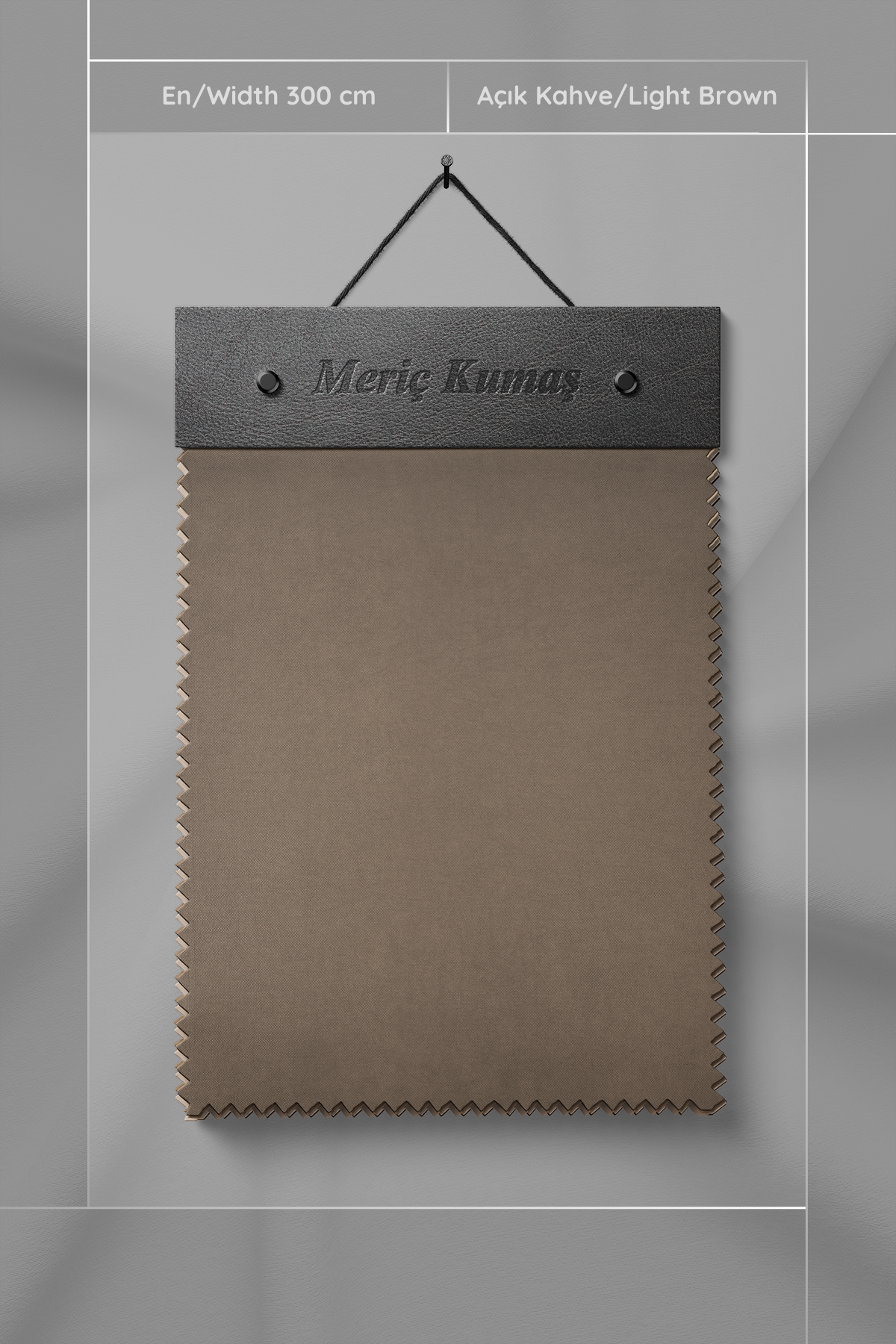 Kadife Dokulu Serisi Açık Kahve Kumaş