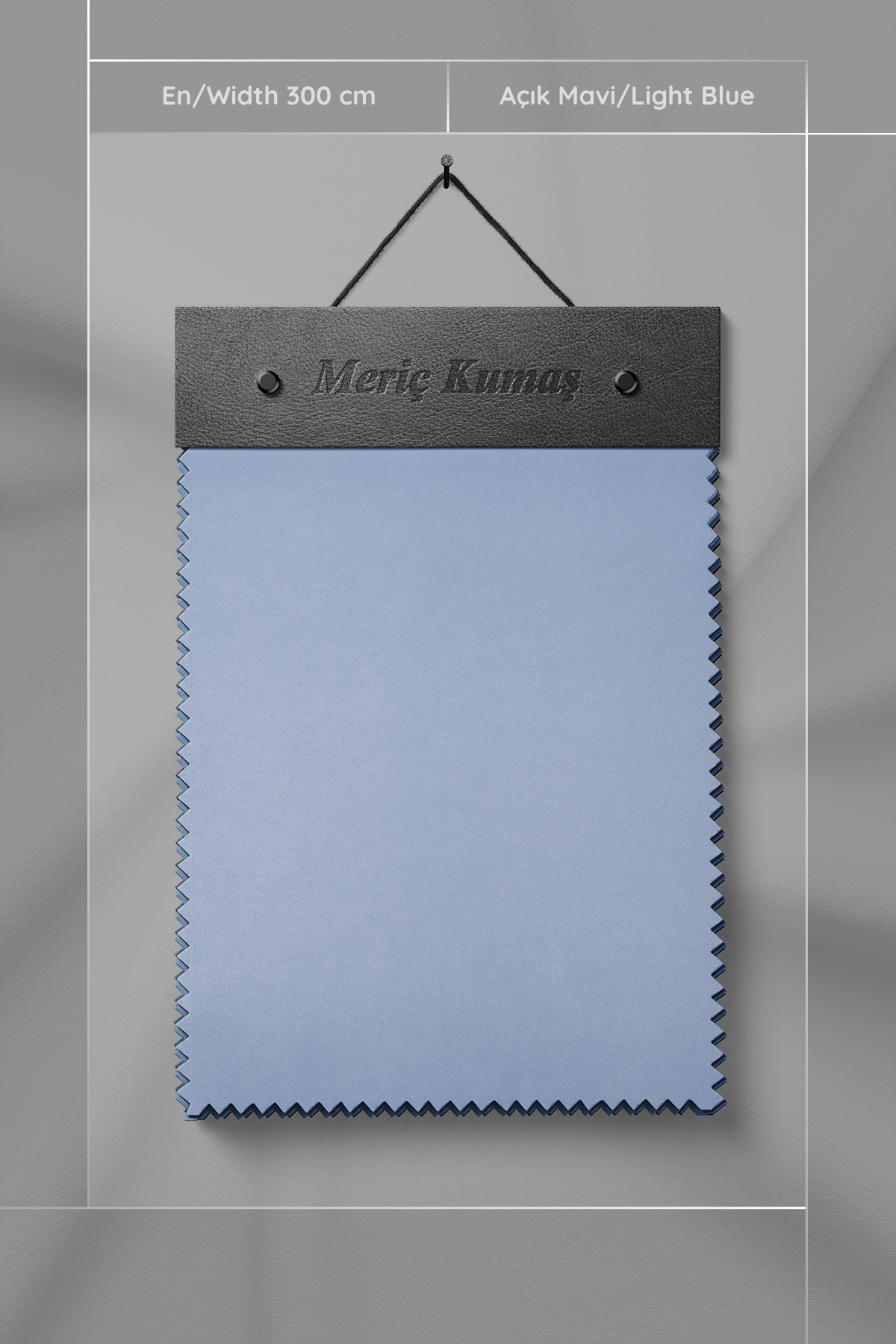 Kadife Dokulu Serisi Açık Mavi Kumaş