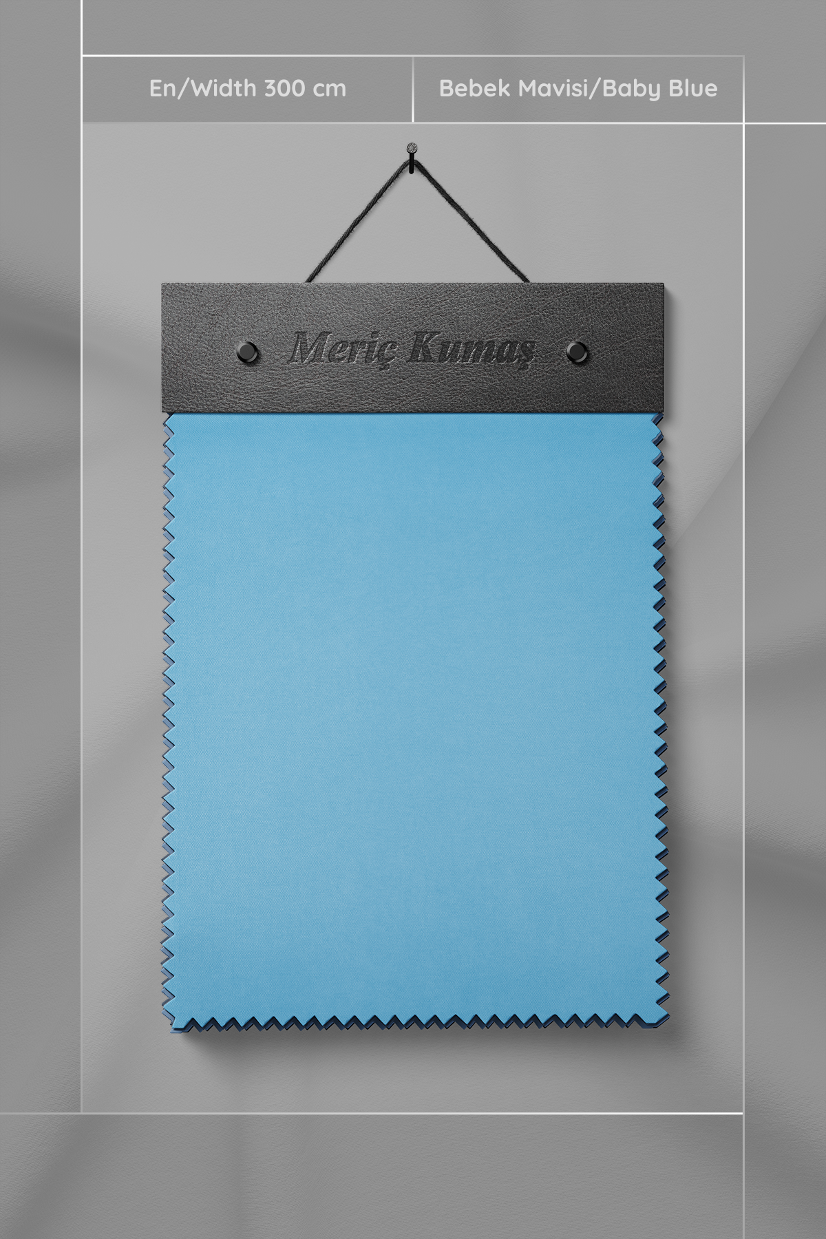 Kadife Dokulu Serisi Bebek Mavisi Kumaş