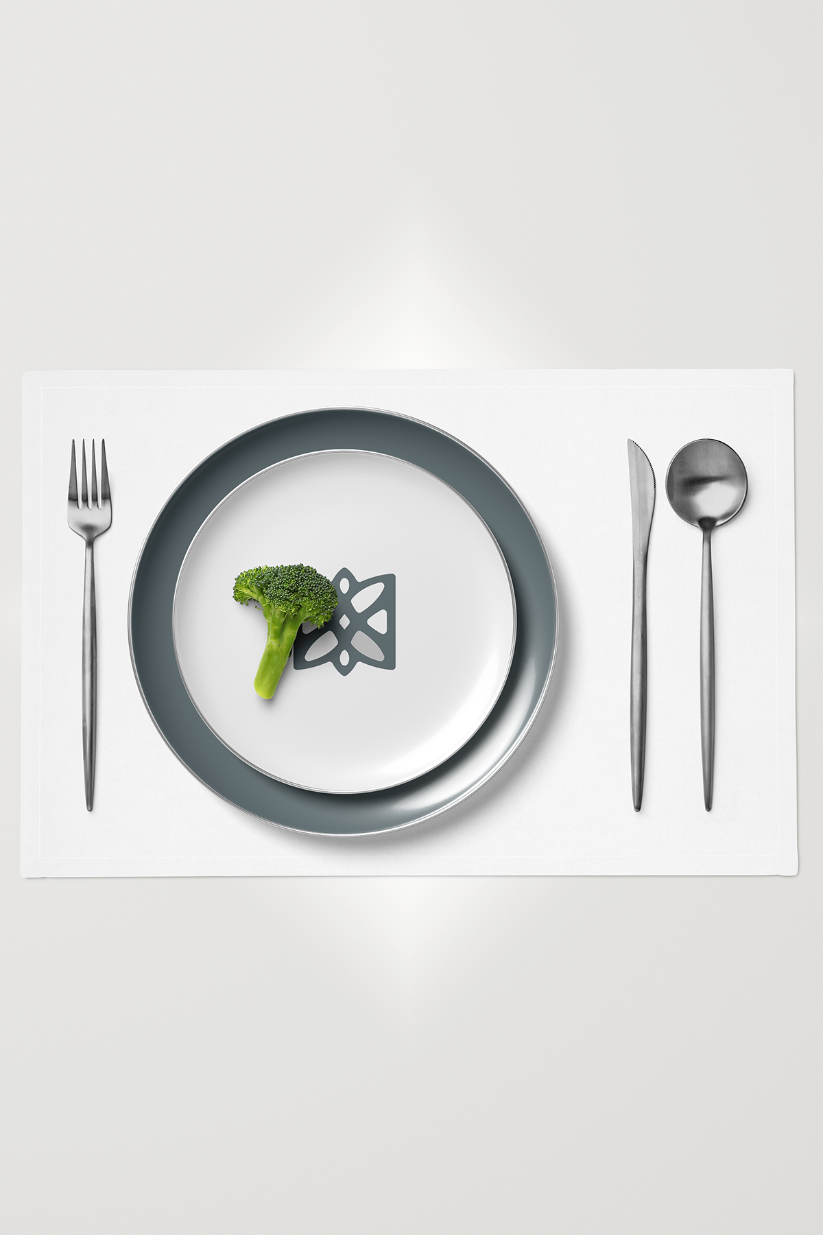 Kadife Dokulu Serisi Beyaz 6'lı Amerikan Servis