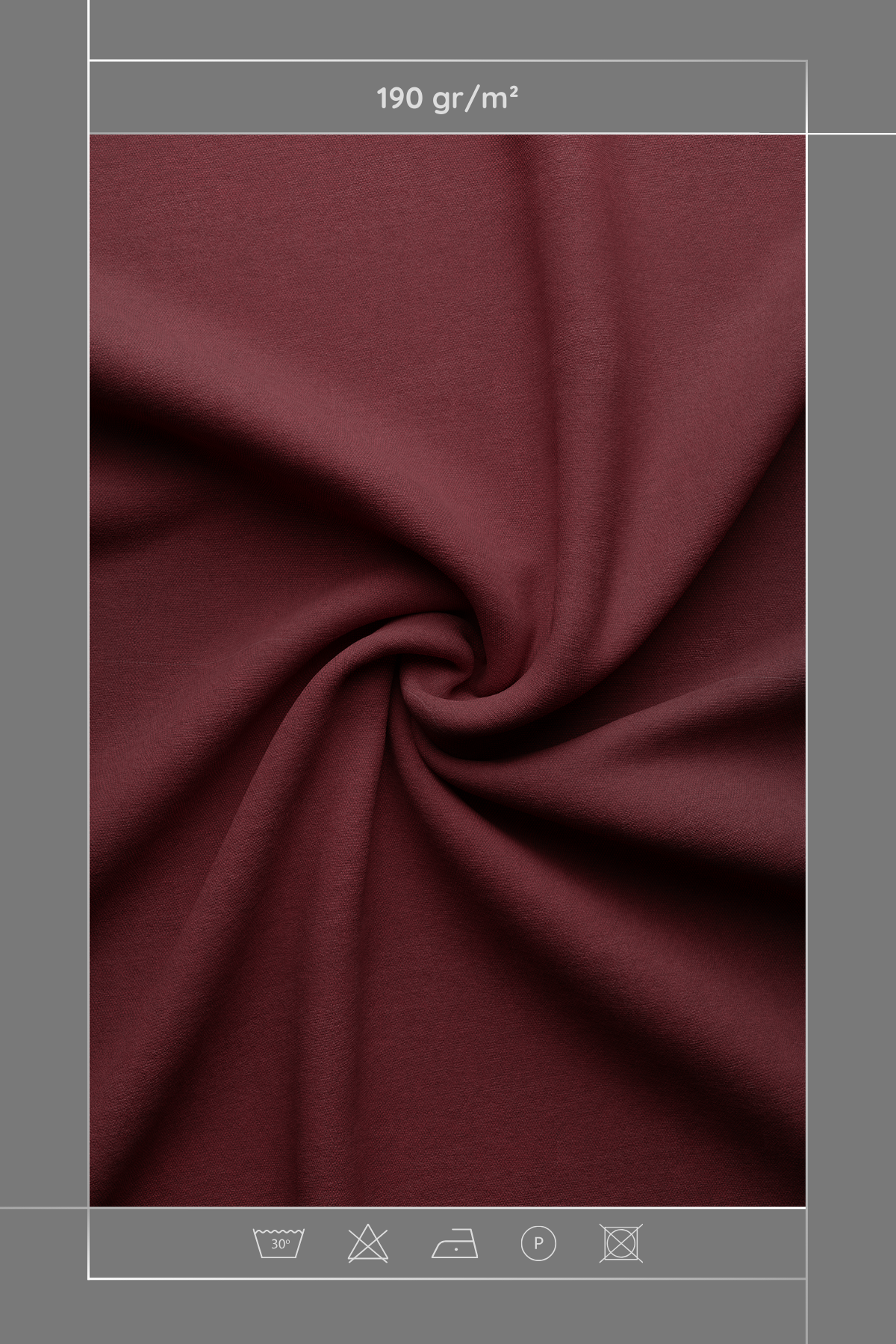 Kadife Dokulu Serisi Bordo Kumaş