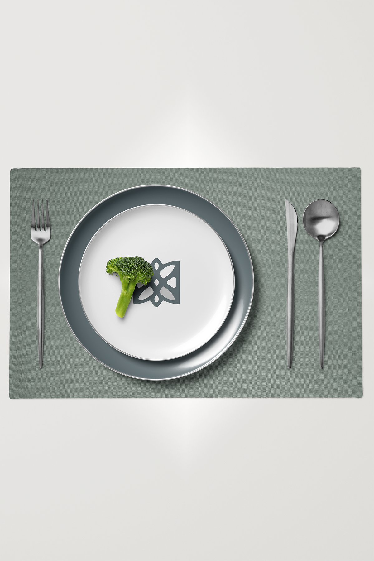 Kadife Dokulu Serisi Çağla Yeşili 6'lı Amerikan Servis