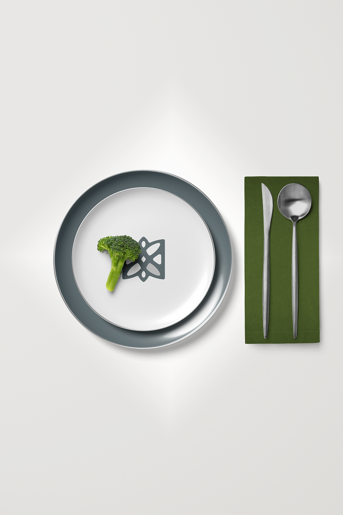 Kadife Dokulu Serisi Çimen Yeşili 6'lı Servis Peçetesi