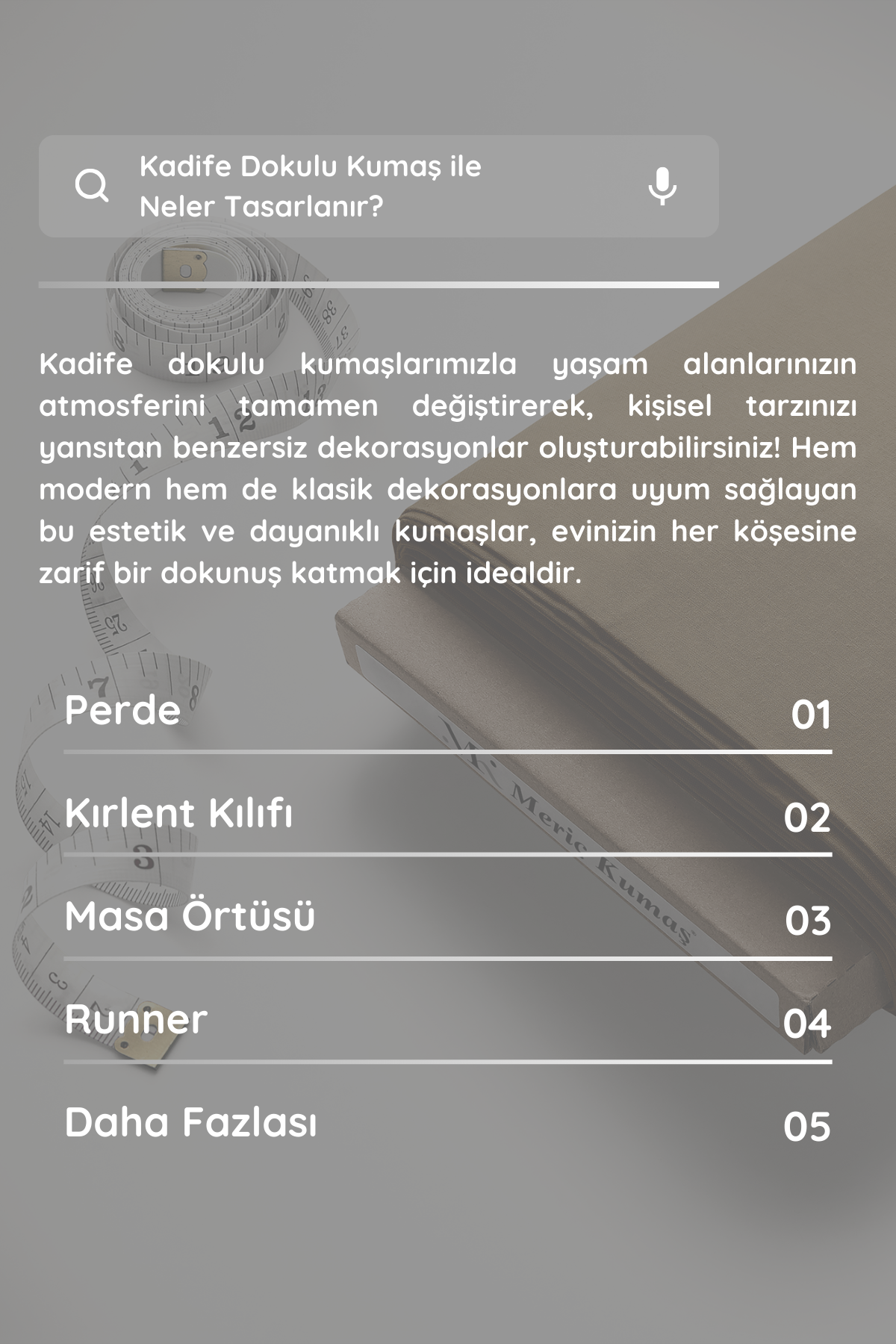 Kadife Dokulu Serisi Gold Kumaş