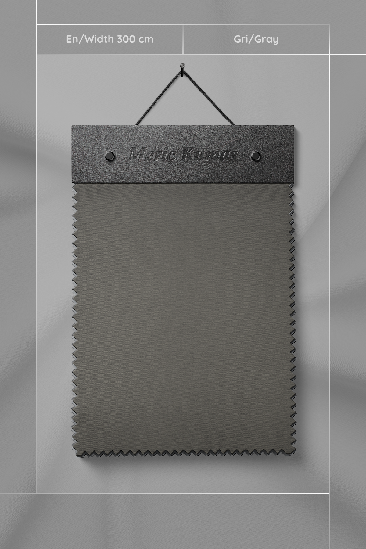 Kadife Dokulu Serisi Gri Kumaş